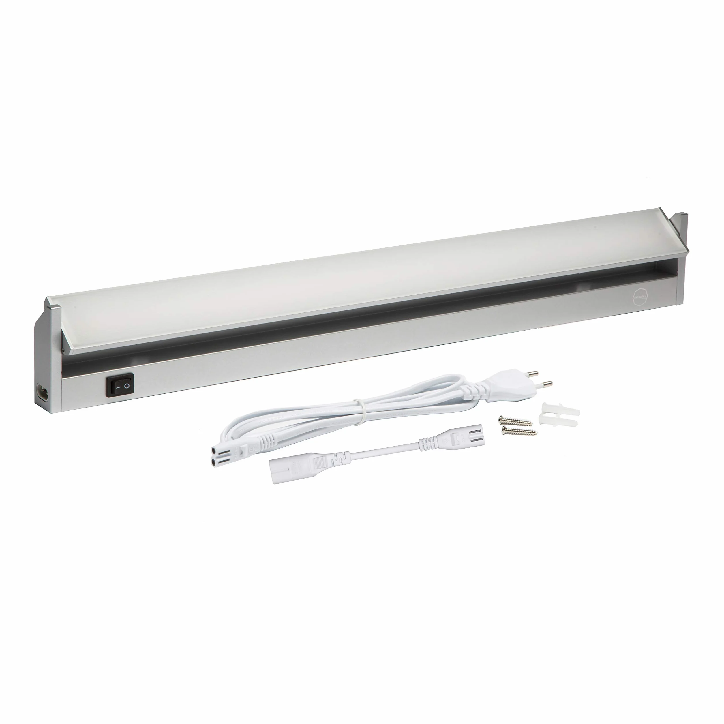 Oktaplex lighting Lampa podszafkowa kuchnia LED aluminium 15 W 230 V neutralna biel 4000 K 90 cm obrotowa lampa podszafkowa Rota 1200 lm listwa LED z przełącznikiem