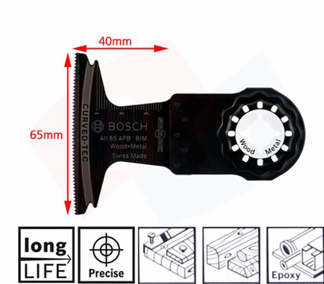Bosch Accessories Brzeszczot Segmentowy, Szary, 5 Sztuk