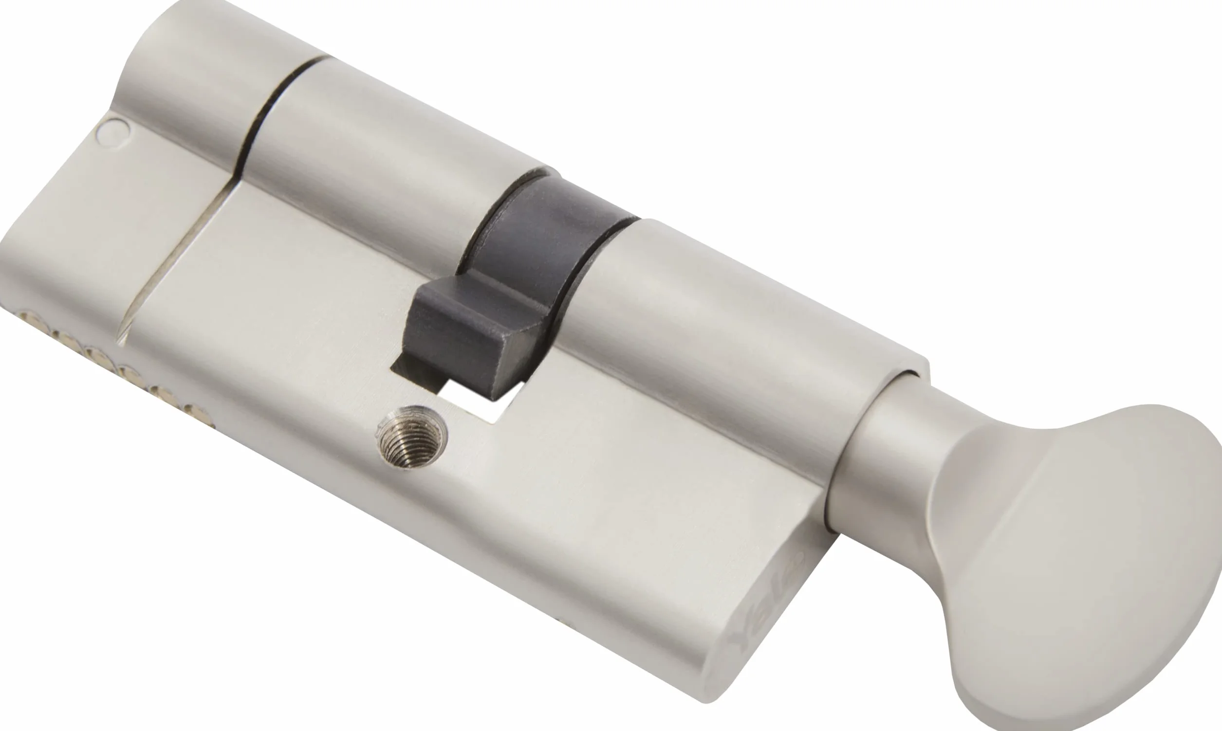 Yale Wkładka 2100 30/40G mm Gałka Maximum Security, Atestowana, Maksymalny Poziom Ochrony Przed Włamaniem, Karta Bezpieczeństwa, Funkcja Bezpiecznego Sprzęgła, 5 Kluczy, Satynowa