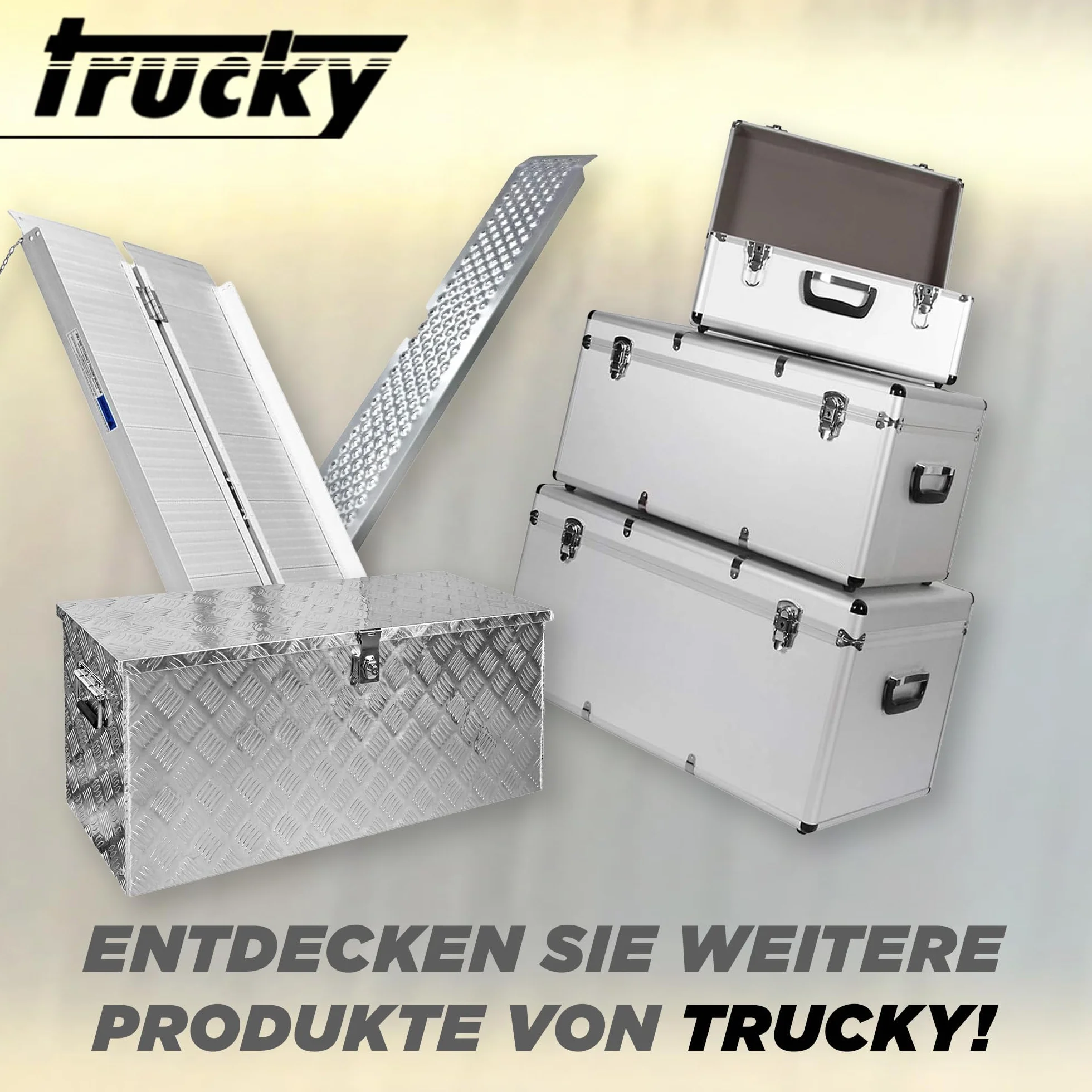 Truckbox D055 Trucky skrzynka na narzędzia, aluminiowa skrzynka na dyszle, skrzynka na narzędzia, aluminiowa