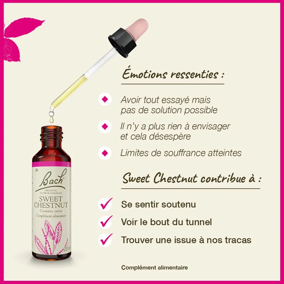 Fleurs de Bach Original N°30 Sweet Chestnut 20 ml