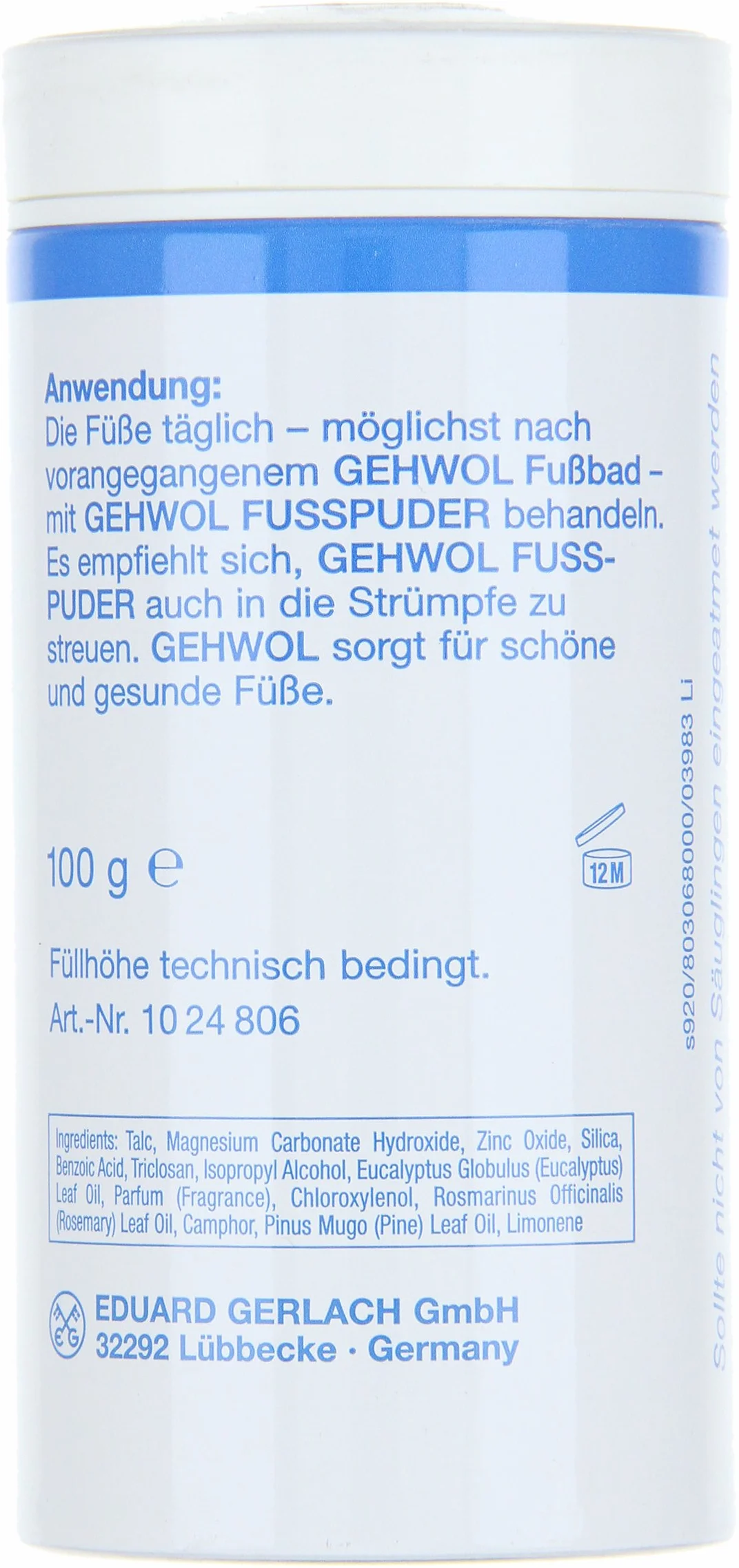 Gehwol Puder do stóp 100 g