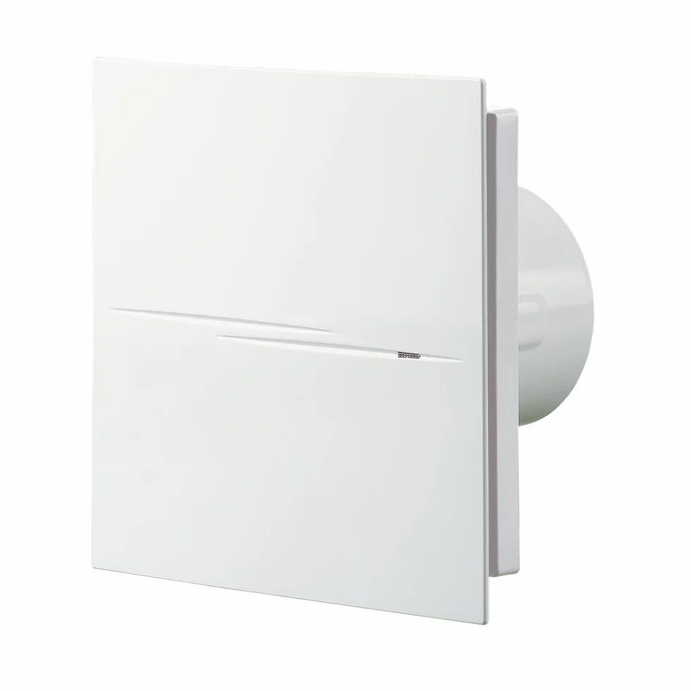 Wentylator / wentylator łazienkowy / oryginalny VENTS 100 QUIET-STYLE STANDARD / bardzo cichy 24/26 dB (A) / 100 mm / 90 / 99 m³/h / 7,5 W energooszczędny / łożysko kulkowe / amortyzator / klapa