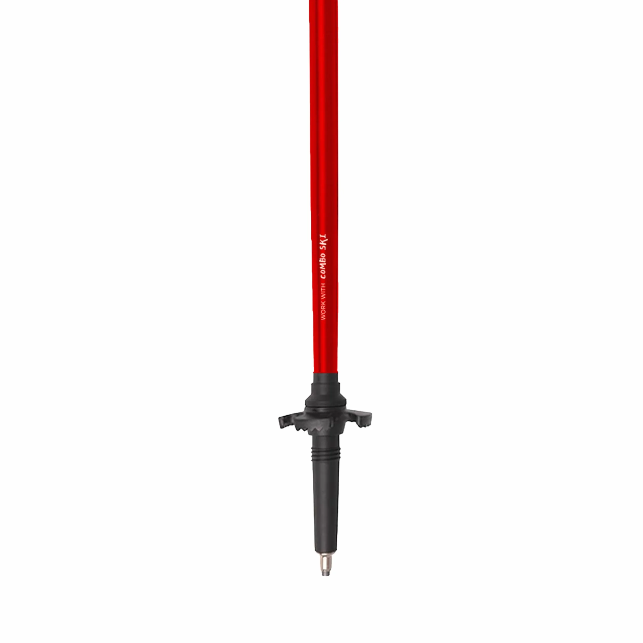 Nordic składane kijki trekkingowe, aluminiowe kijki z regulacją długości do 145 cm i lekkie, 3 końcówki na zimowe i letnie wycieczki
