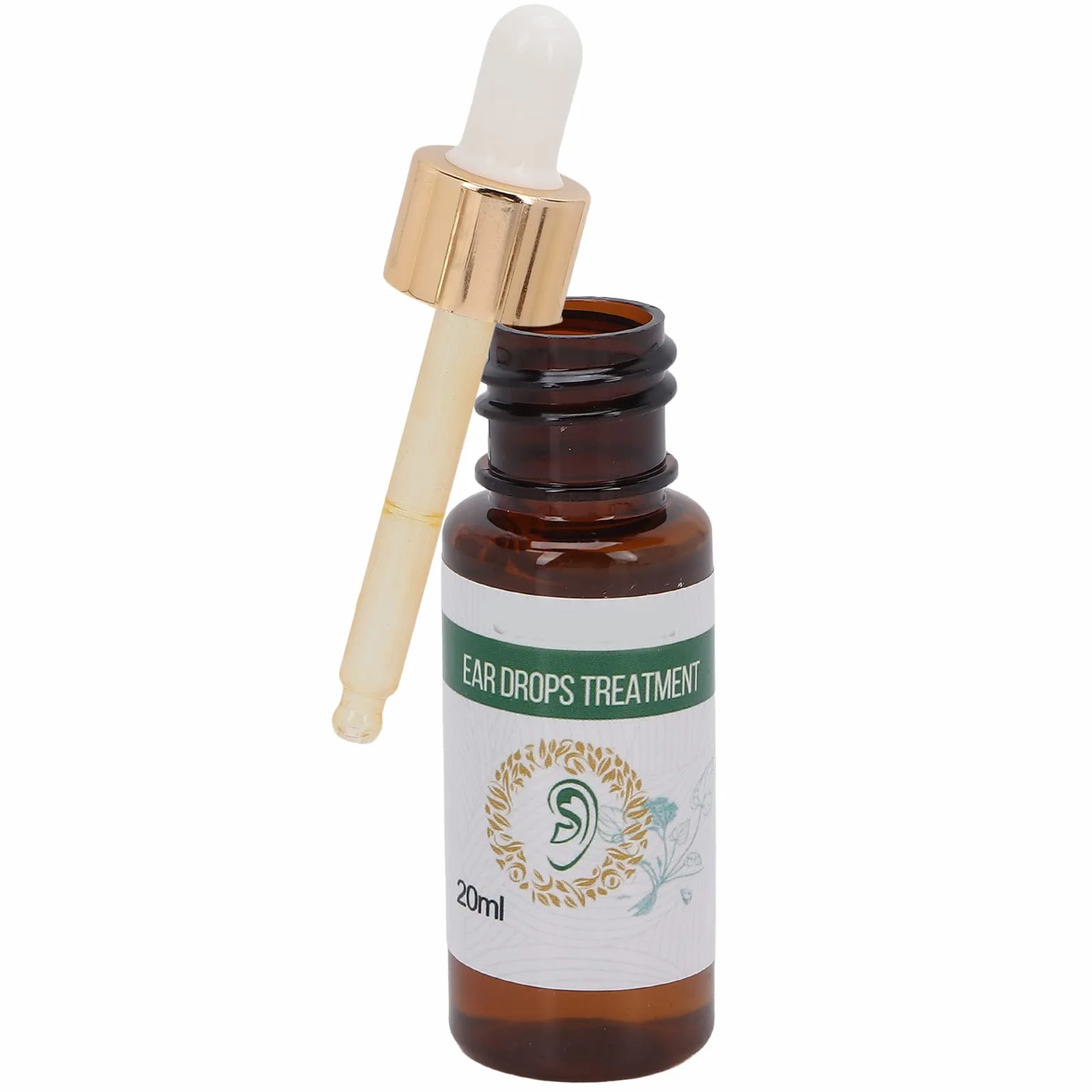 Krople do uszu szachu, krople do pielęgnacji uszu naturalny olej łagodzi szum w uszach poprawia ból uszu krople do leczenia ucha 20 ml dla dźwięków Dell