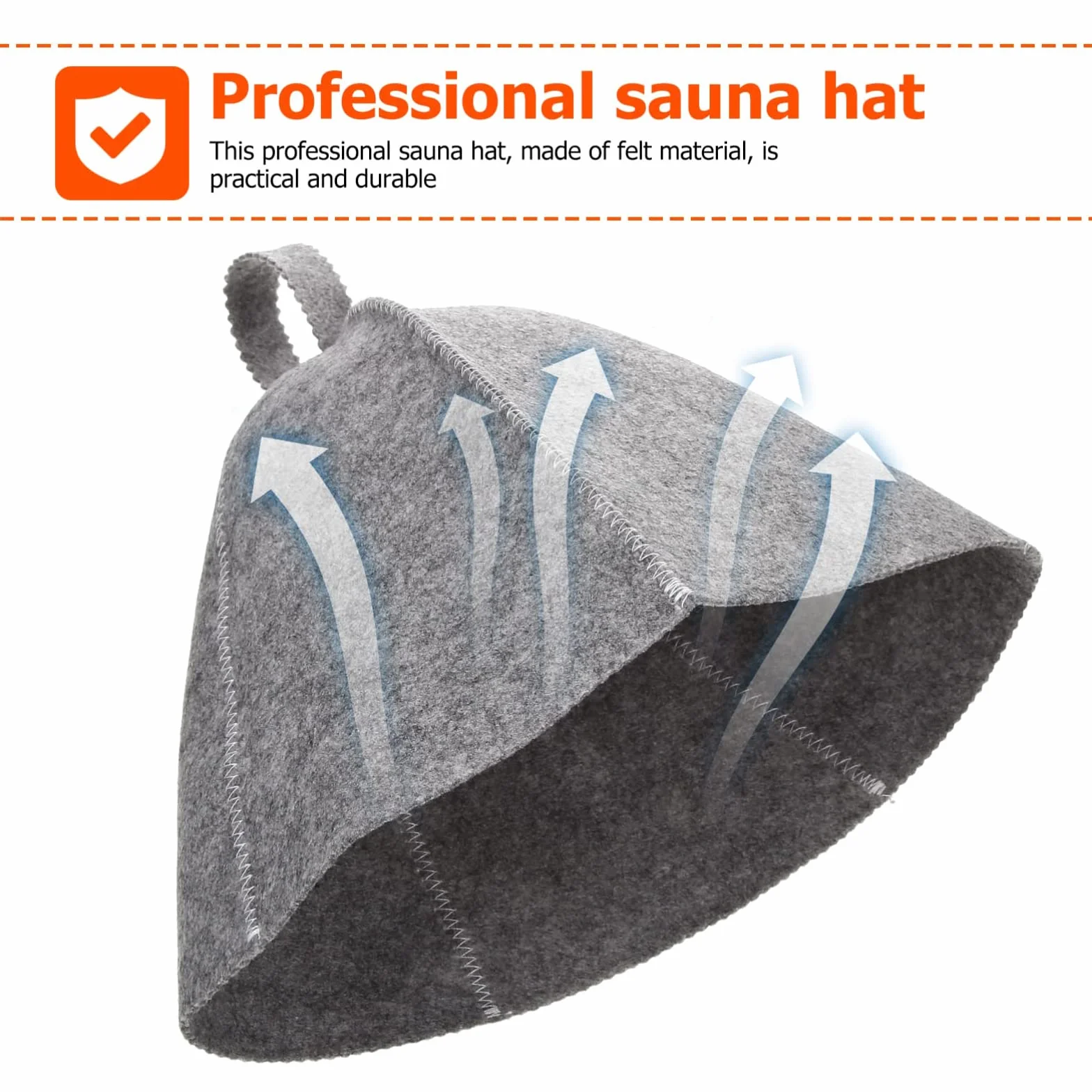 Filcowa czapka do sauny 2 sztuki akcesoria do sauny