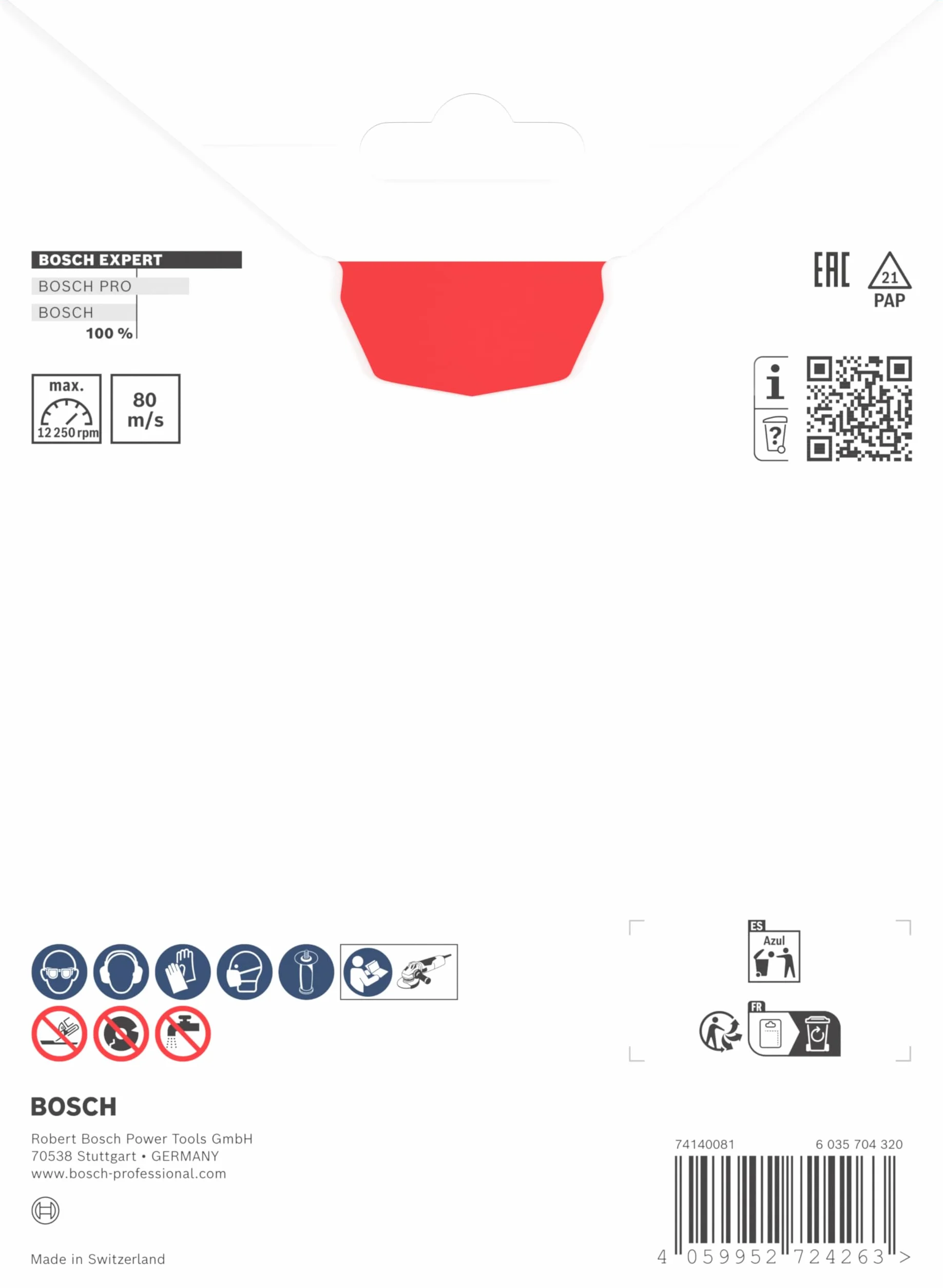 Bosch EXPERT Carbide Multi Wheel tarcza tnąca Ø 125 mm do drewna z gwoździami