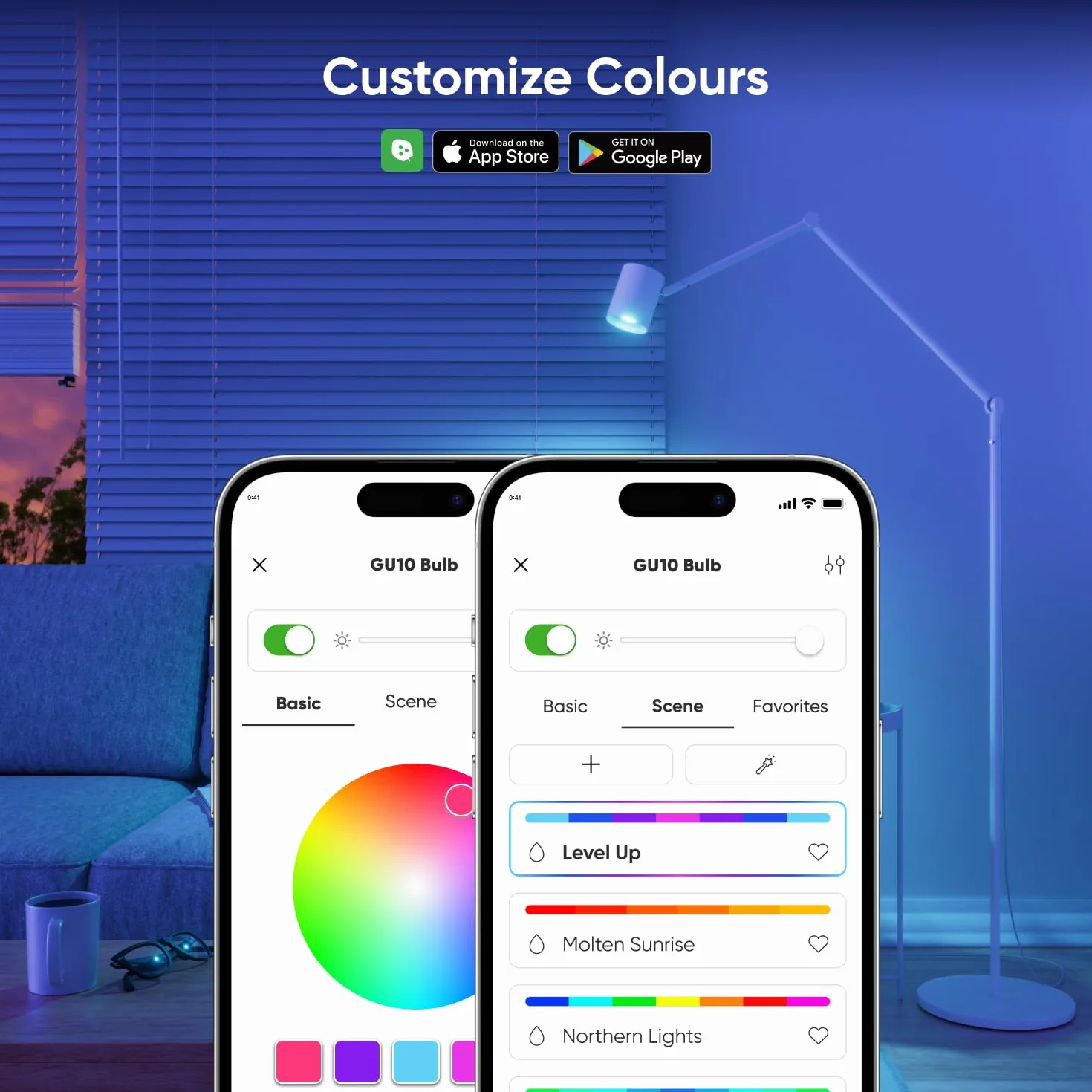 Nanoleaf Matter GU10 Inteligentna żarówka LED, 3 x ściemniane reflektory RGBCW, lustro ekranowe, 16 m kolorów, 400 lumenów, aplikacja WiFi/sterowanie głosowe (Alexa, Apple, Google), idealna do