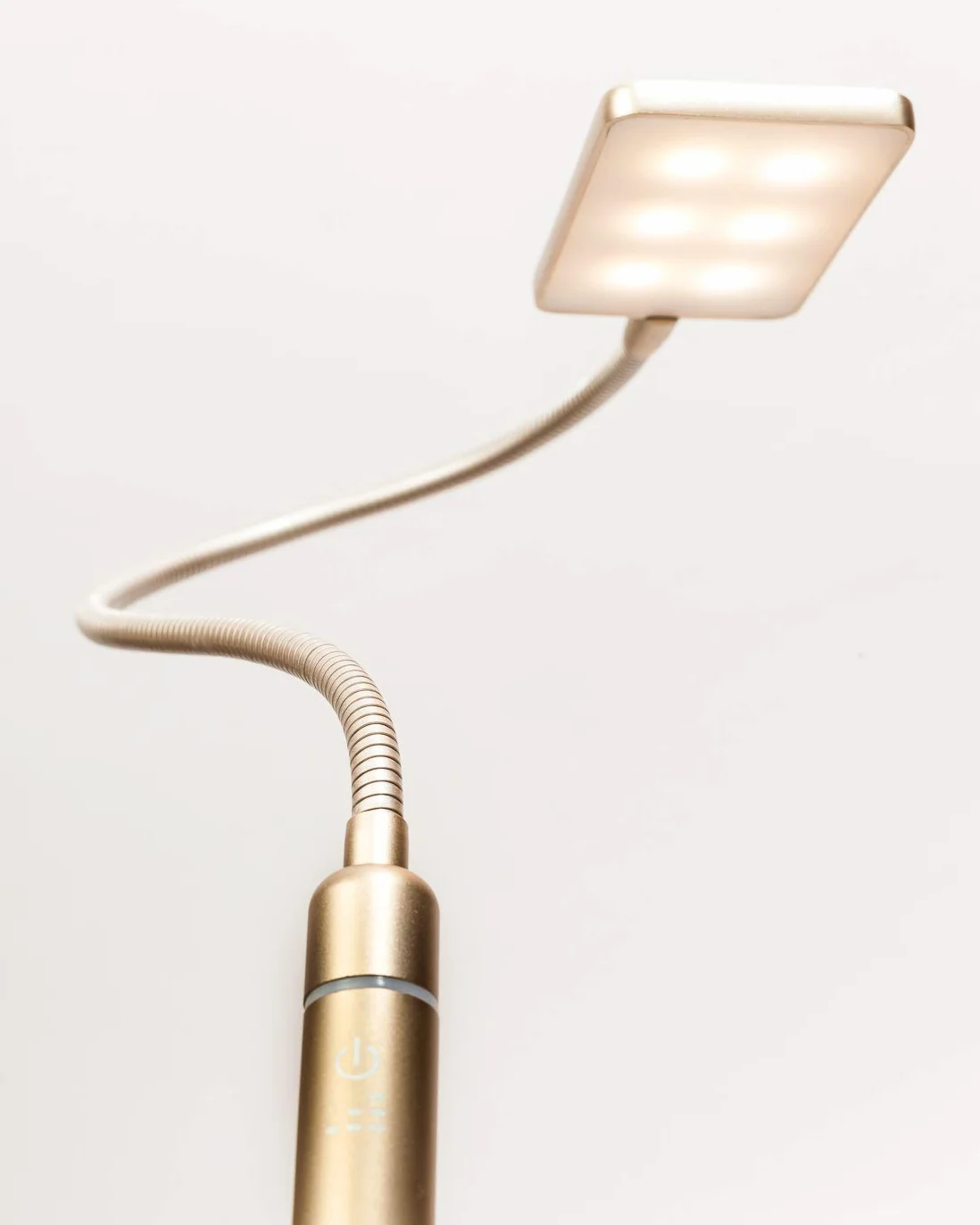 4 W LED lampka do czytania, elastyczna lampka nocna, lampka nocna, lampka do czytania, do wyboru: 1 szt. zestaw mosiądz matowy