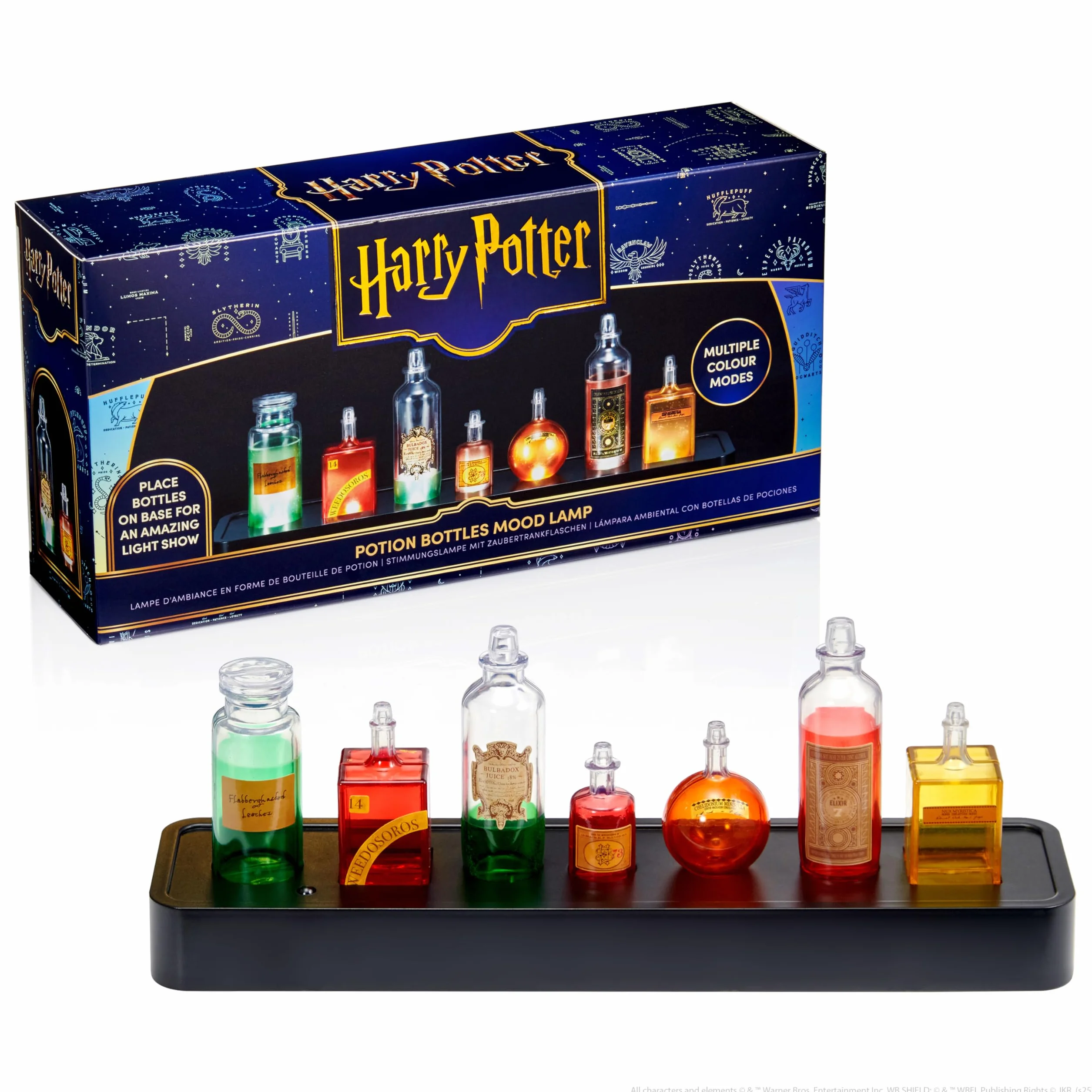 WOW STUFF Professor Snape's Potion Bottles Mood Lamp, Harry Potter Nightlight, 3 Light Modes, 16 x 8 x 32 inches