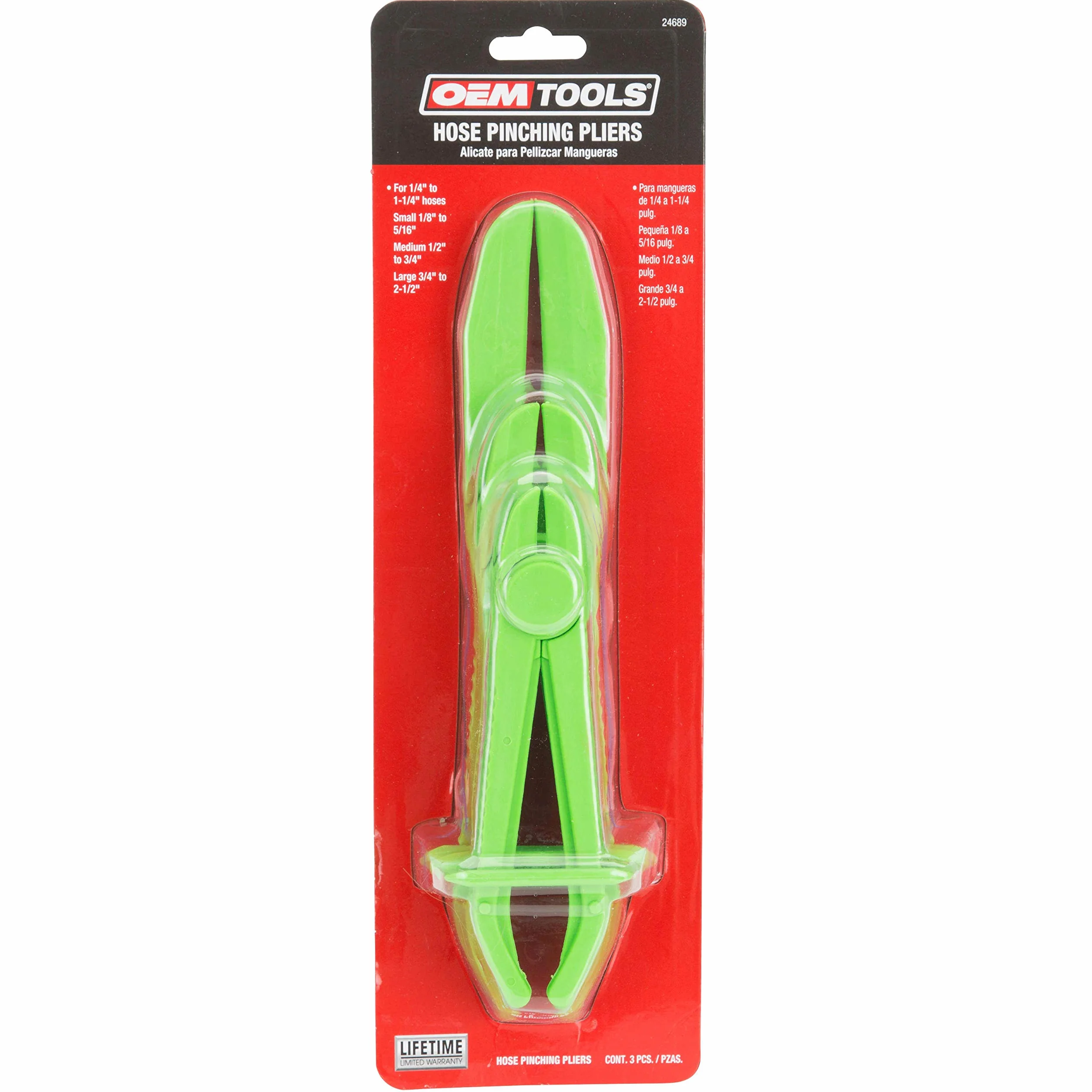 oemtools 3 24689-częściowy zestaw szczypiec zaciskowych do węża,