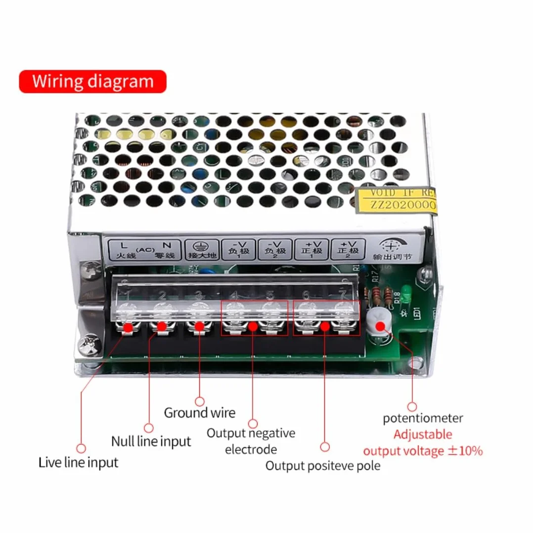 Zasilacz impulsowy 5V 40A 200W AC 230V na DC 5V do taśm LED