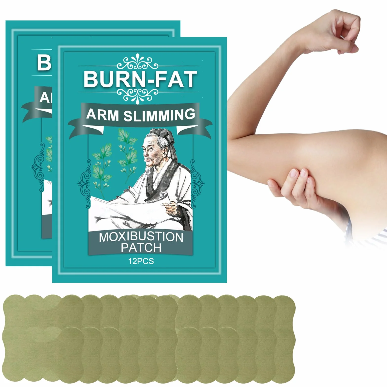 Plastry odchudzające Patch Piołun Slimming Patch 24 szt. cienka łatka spalanie tłuszczu