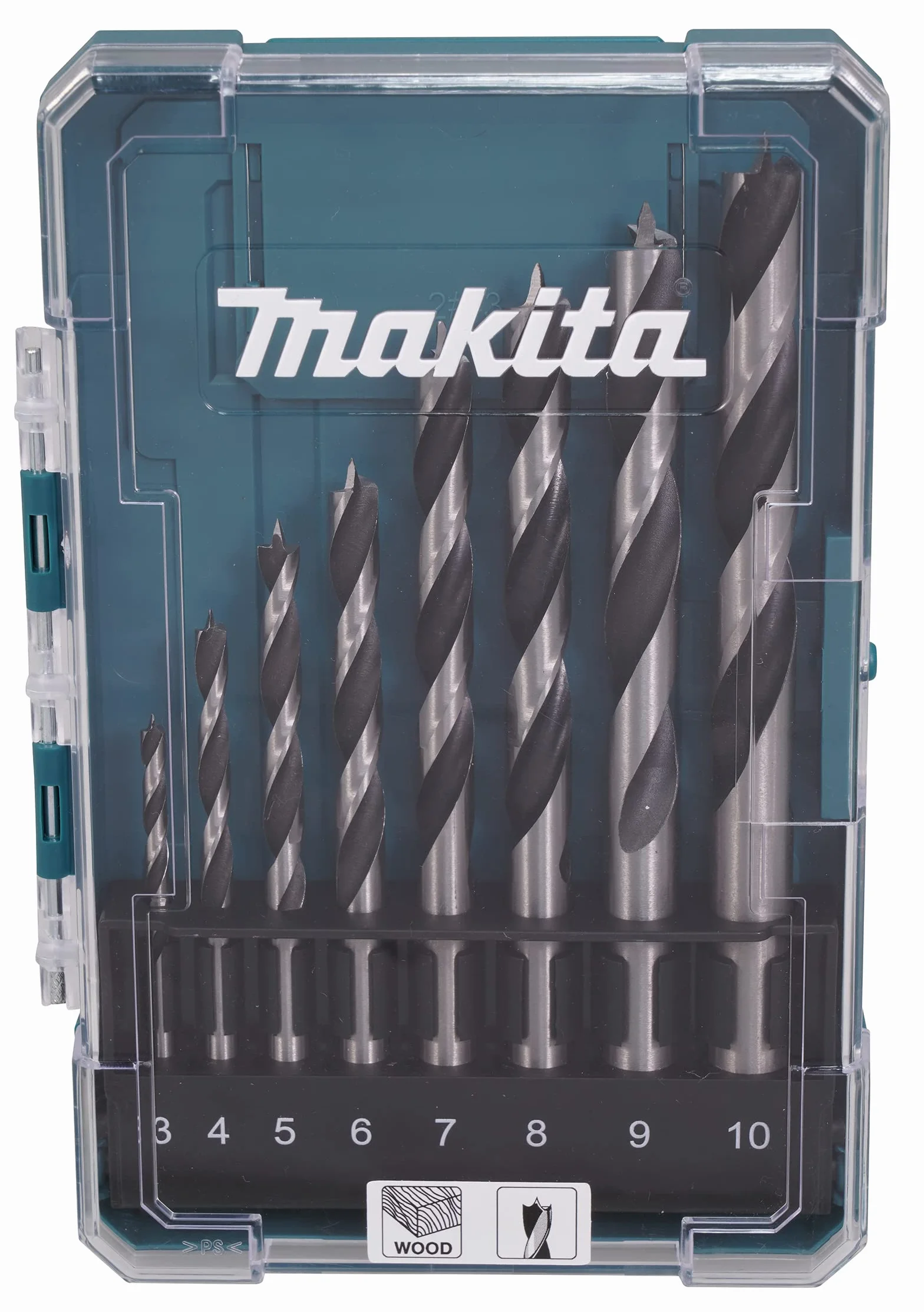 Makita D-77257 8-częściowy zestaw bitów do drewna