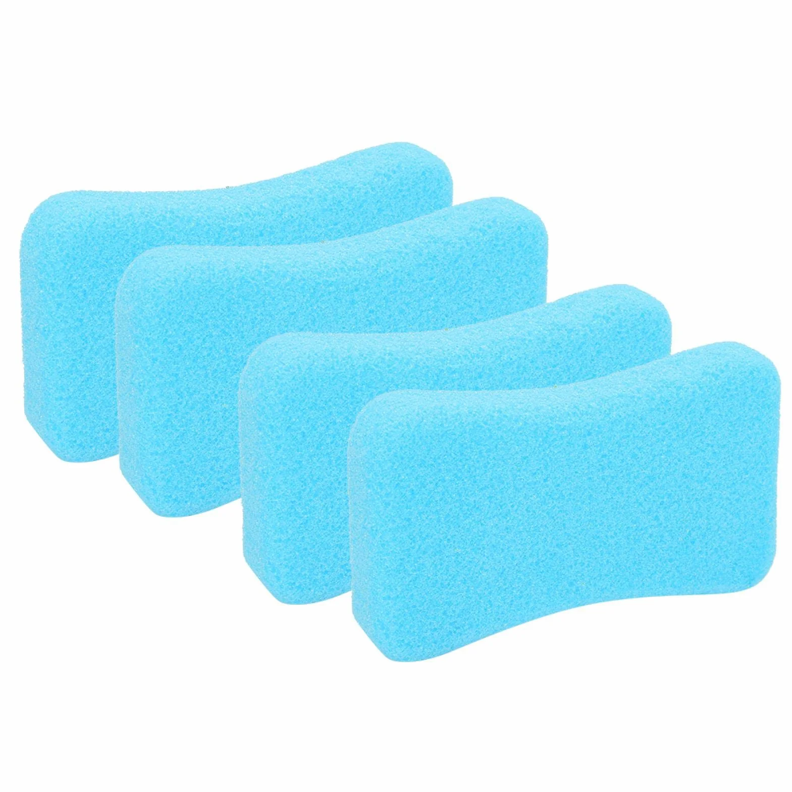 Pumeks do stóp 4 sztuki Peeling kamienia usuwanie kalusa twardej skóry Pedicure Scrubber niebieski