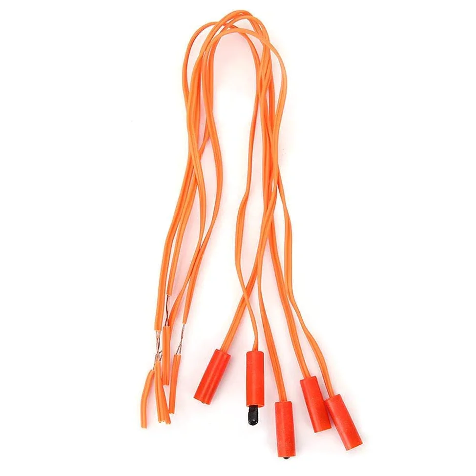 Nikou Kabel zapłonnika - 50 szt., 30 cm, 100 cm, 200 cm, 300 cm, przenośny bezprzewodowy pilot zdalnego sterowania, elektroniczny kabel do fajerwerków, odporność na zużycie (30 cm)