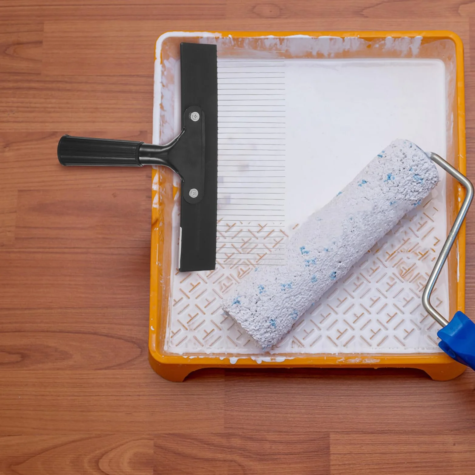 Skrobak do tekstury ze stali nierdzewnej 20 mm artystyczny grzebień do malowania i tynkowania ścian i DIY narzędzie do teksturowania t do majsterkowania i ulepszania domu