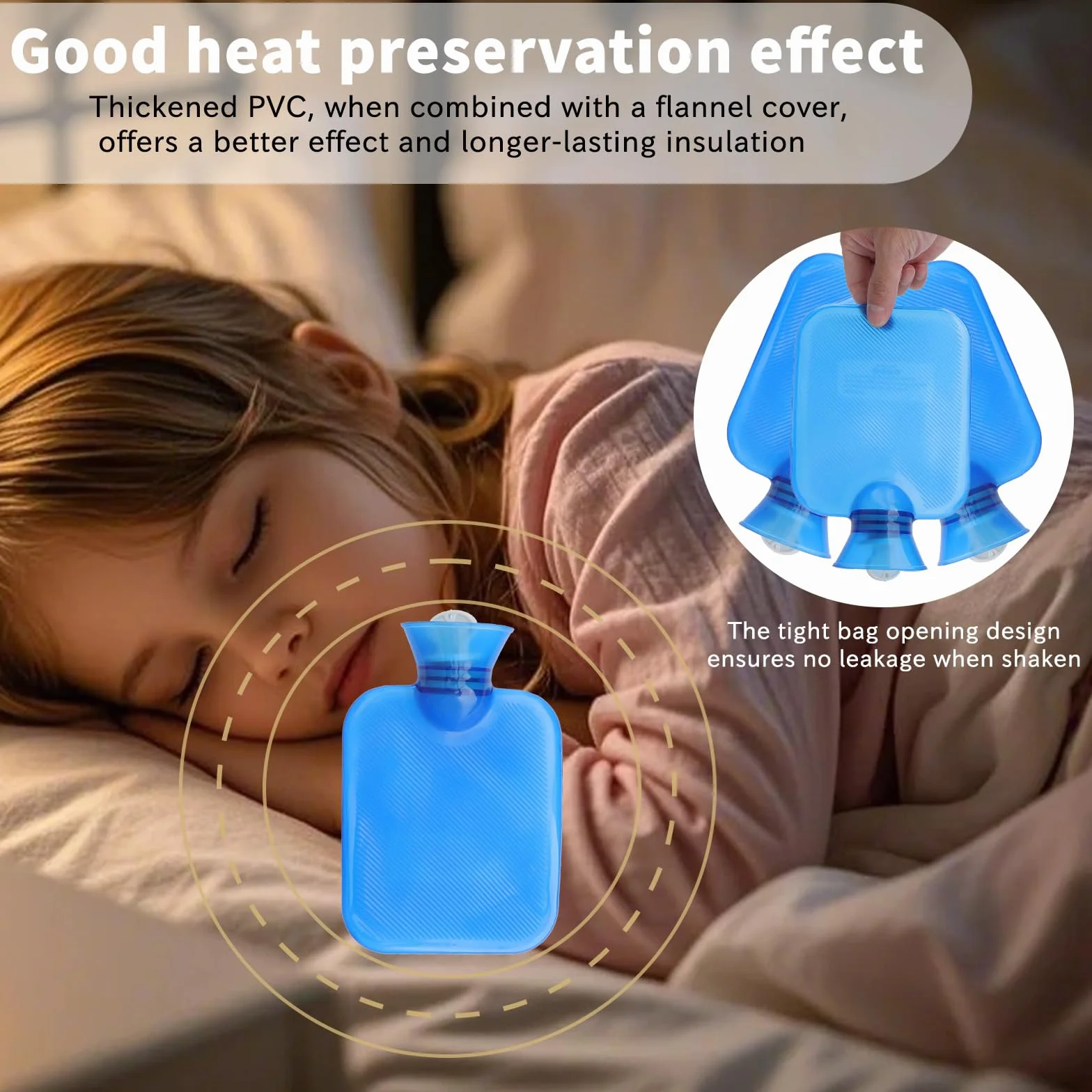 Termofor dla Dzieci 400ML z Pokrowcem Miś Miękki