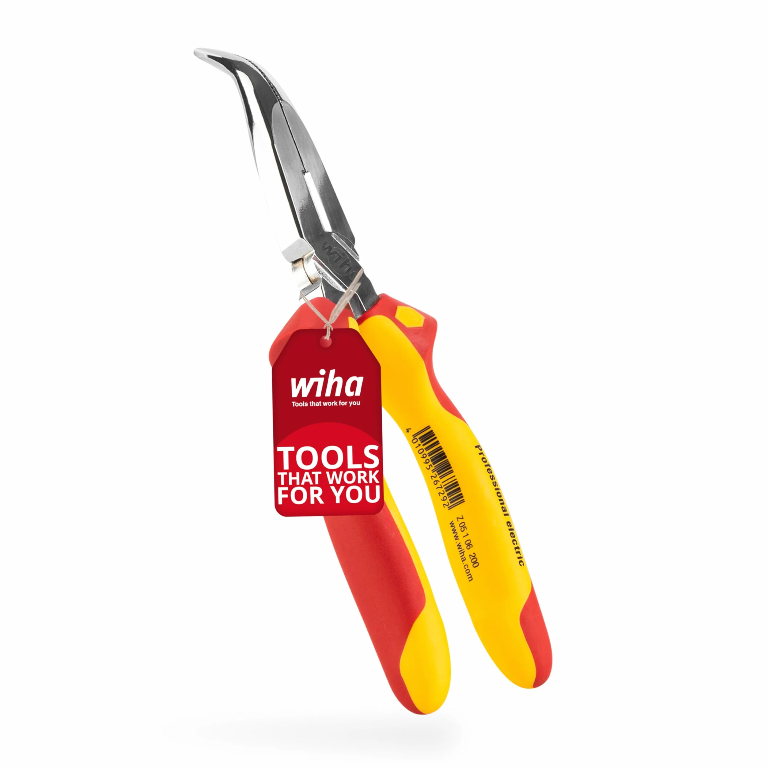 Wiha Szczypce płaskie okrągłe Professional electric 200 mm VDE 26729