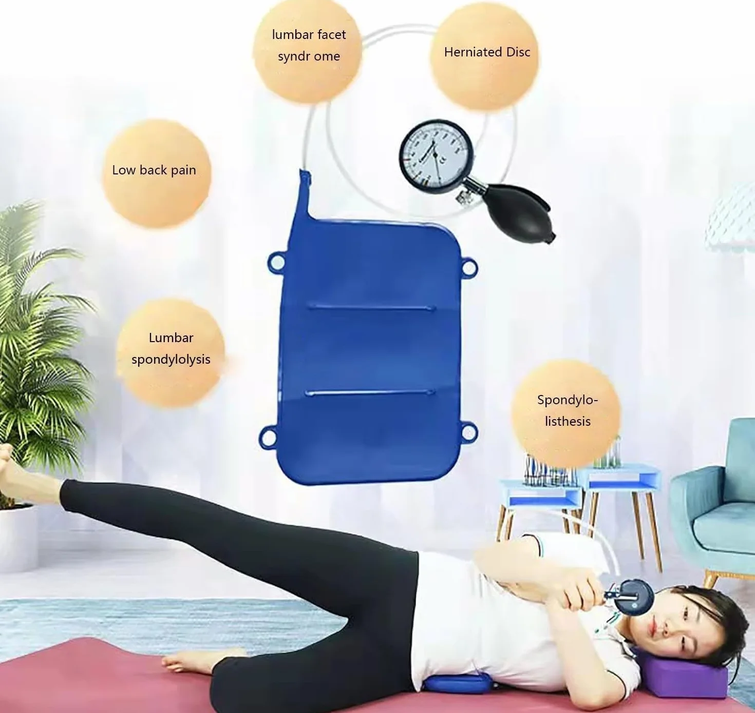 Stabilizatory rdzenia Ciśnienie BioFeedback, stabilizator terapii Popraw postawę i łagodzi bóle pleców dzięki stabilizatorowi lędźwiowemu