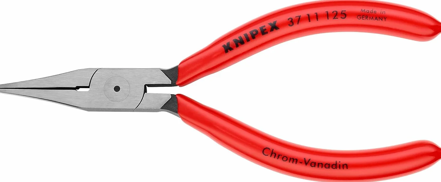 KNIPEX Szczypce chwytające dla mechaników precyzyjnych z tworzywa sztucznego, powlekane 125 mm, 37 11 125