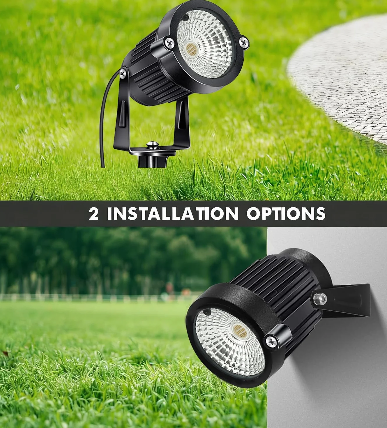 Reflektor LED do ogrodu, oświetlenie sieciowe, wodoszczelność IP66, 5 W, 12 V DC, zmiana kolorów, oświetlenie krajobrazowe, oświetlenie niskonapięciowe, oświetlenie zewnętrzne za pomocą śledzi