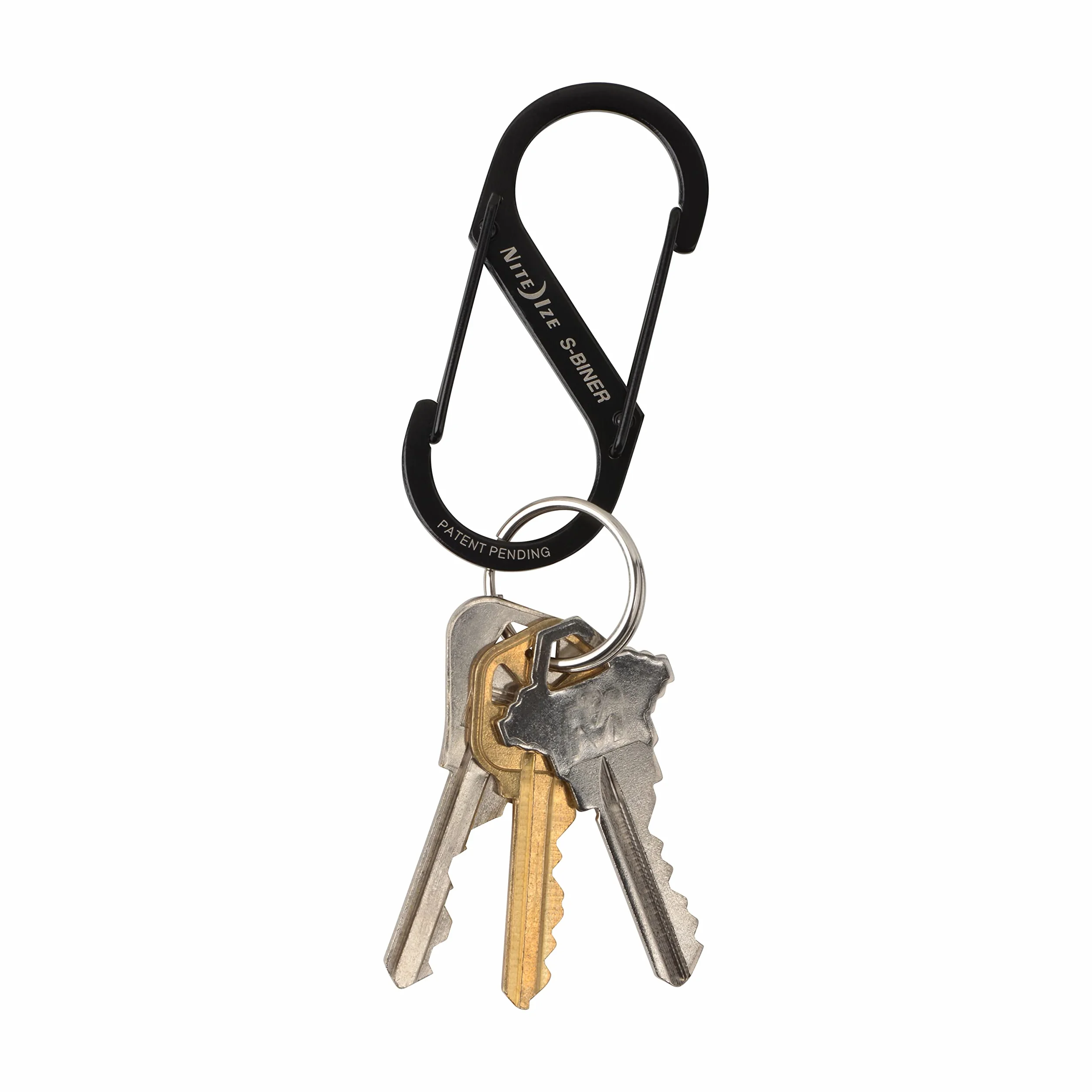 Nite Ize Uniseks S-Biner Dual Carabiner SB234-03-01 Zestaw Karabińczyków, Czarny, 3 sztuki