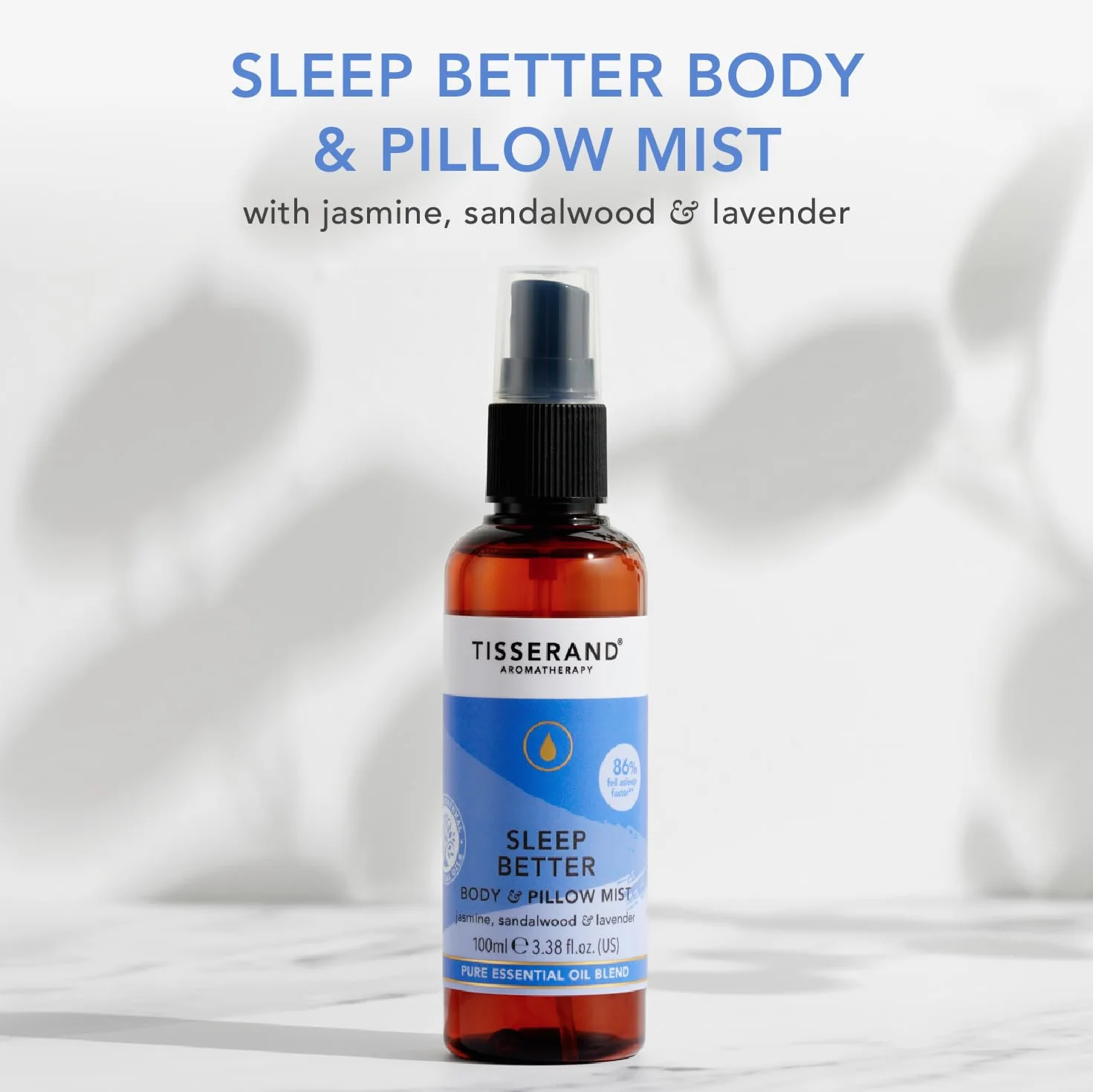 Tisserand Aromatherapy Sleep Better Pillow Mist