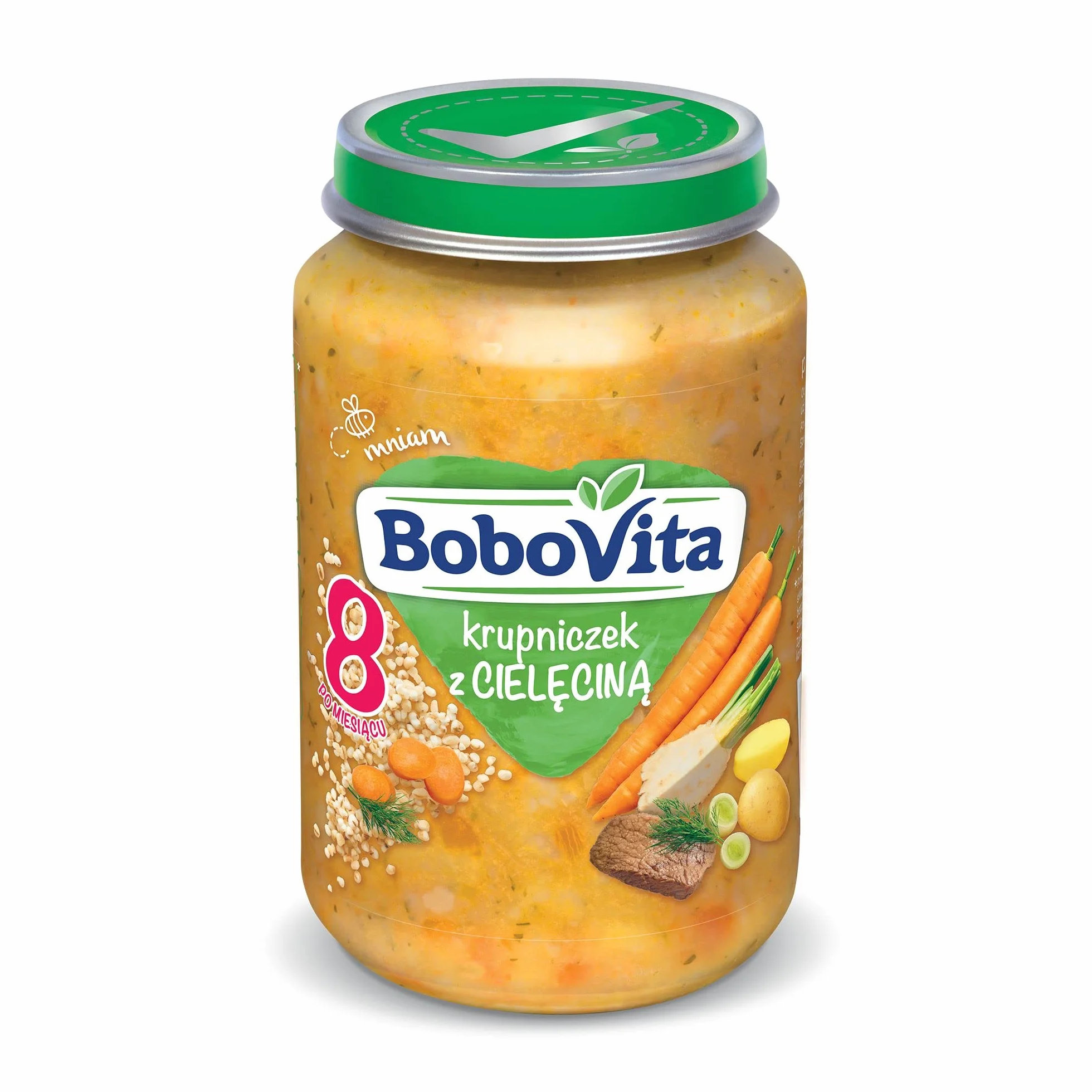 BoboVita Krupniczek z cielęciną po 8 miesiącu 190 g