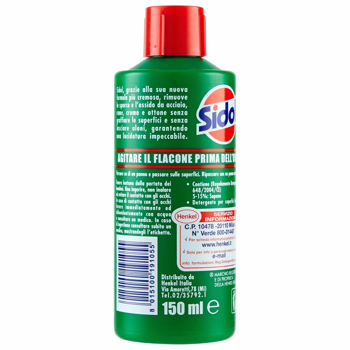 Sidol Polerowanie wszystkich metali bez drapania, 150 ml