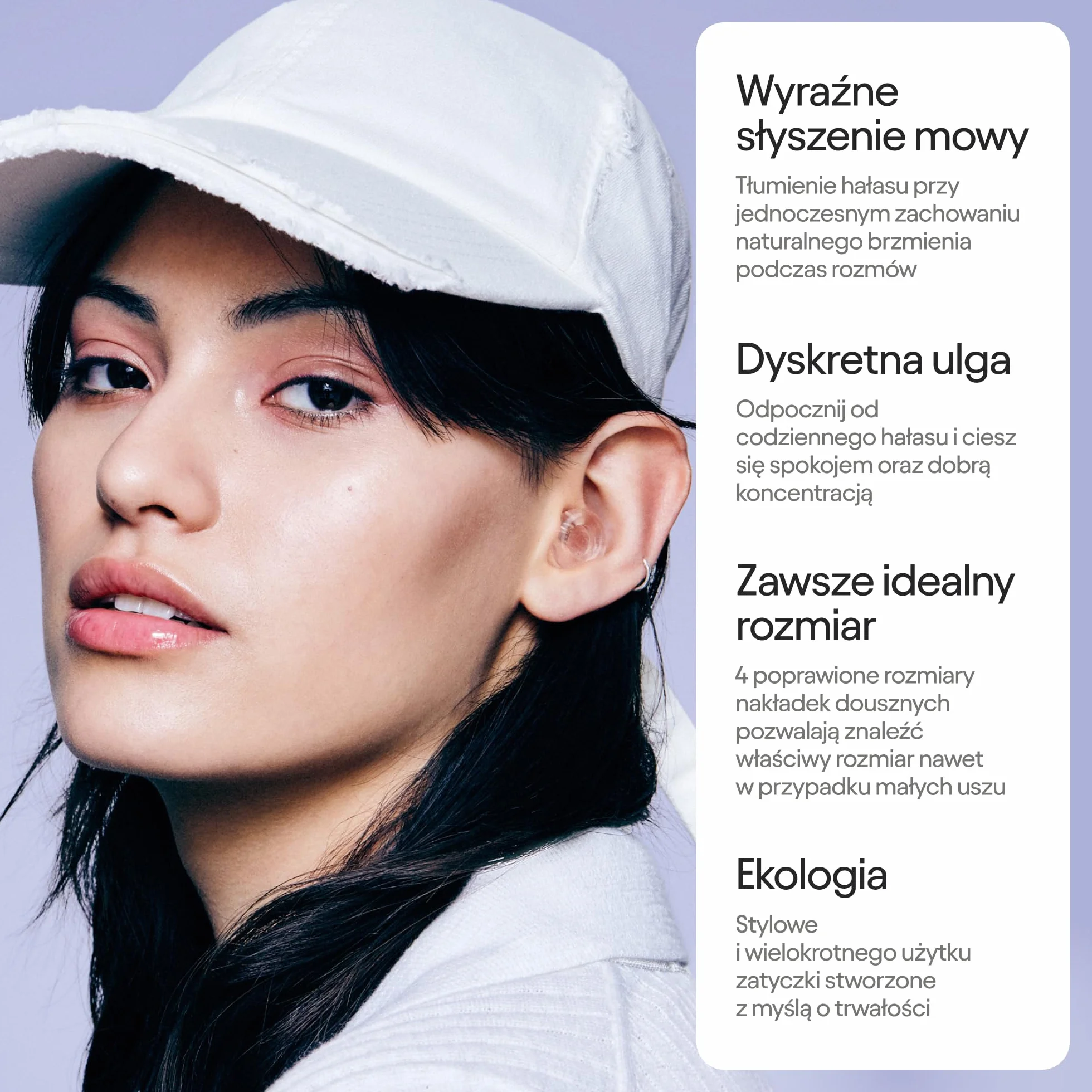 Loop Engage 2 – codzienna ulga od hałasu i wyraźne słyszenie mowy – spotkania towarzyskie, praca, rozmowy, rodzicielstwo i wrażliwość na hałas – tłumienie 16 dB