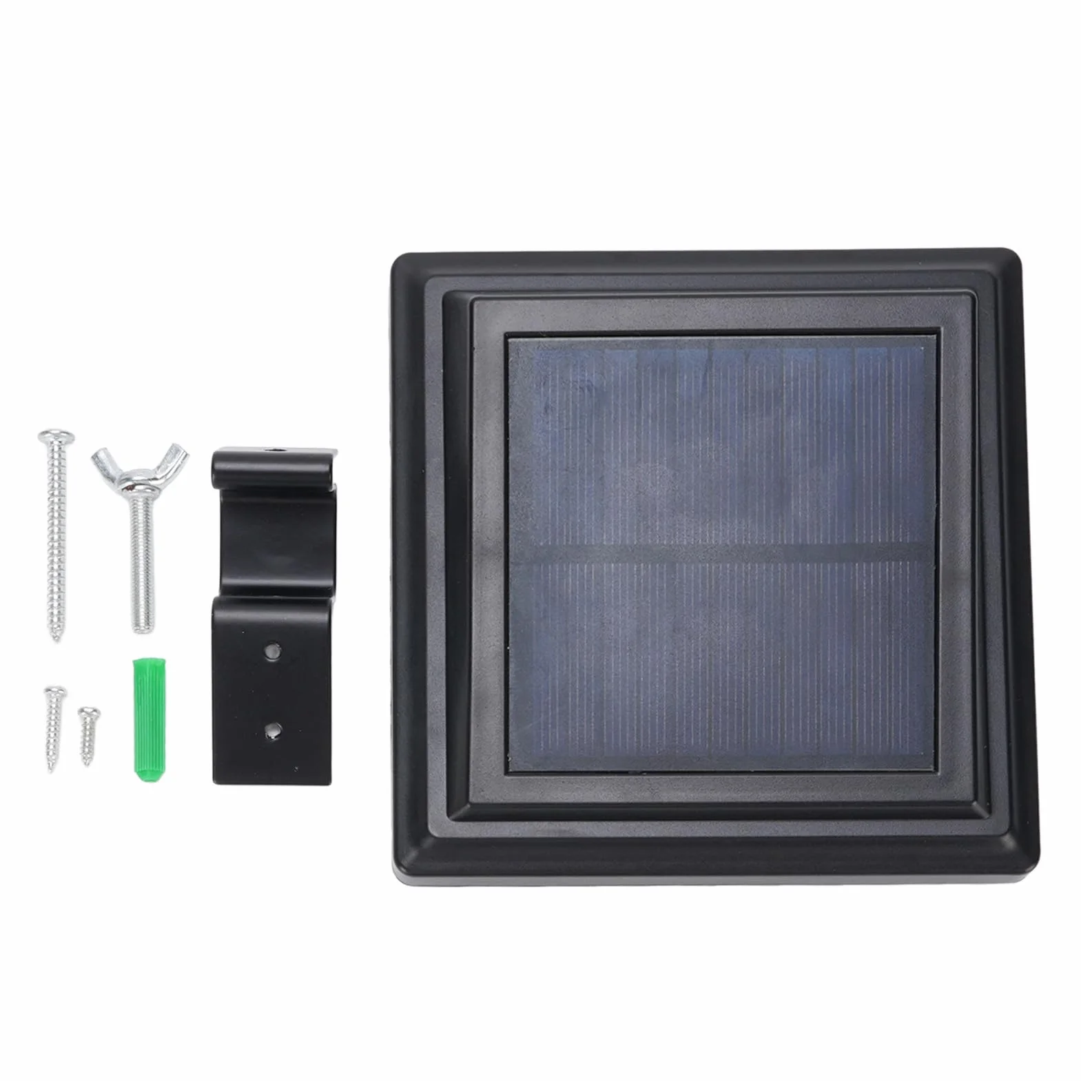 Lekko Rynkowe Zasilane Słonecznym, LED Solar Ryan Light White Brightness White Light IP65 Down Dusk do świtu na Ogrodzenie