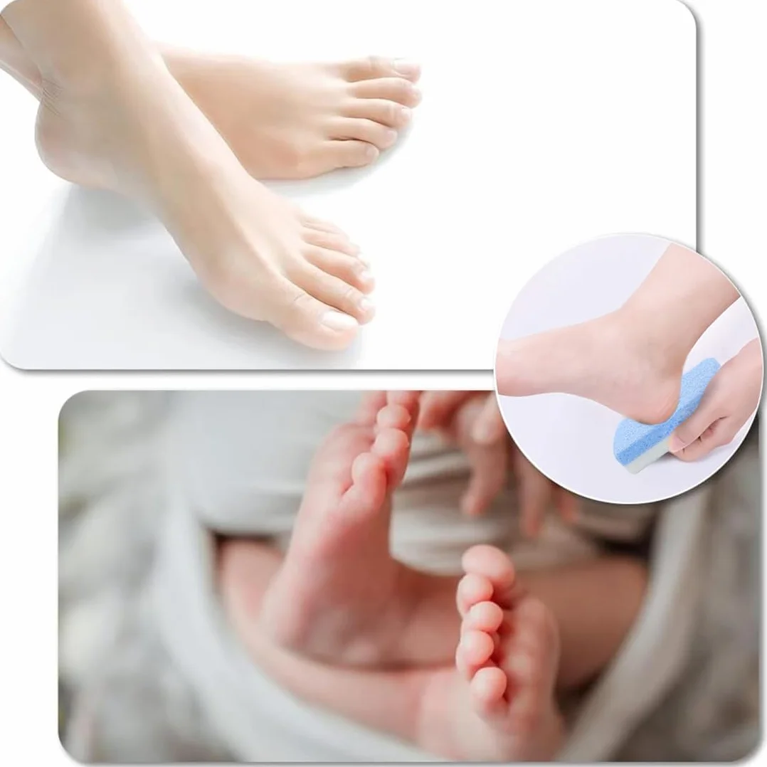 Pumeks dwustronny 2 sztuki do usuwania zrogowaciałego naskórka pedicure