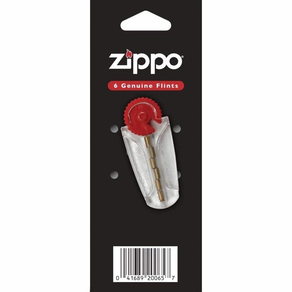 Zippo Krzesiwa, 6 Sztuk, Oryginalna Część Zamienna do Zapalniczek Sztormowych, Dodatek