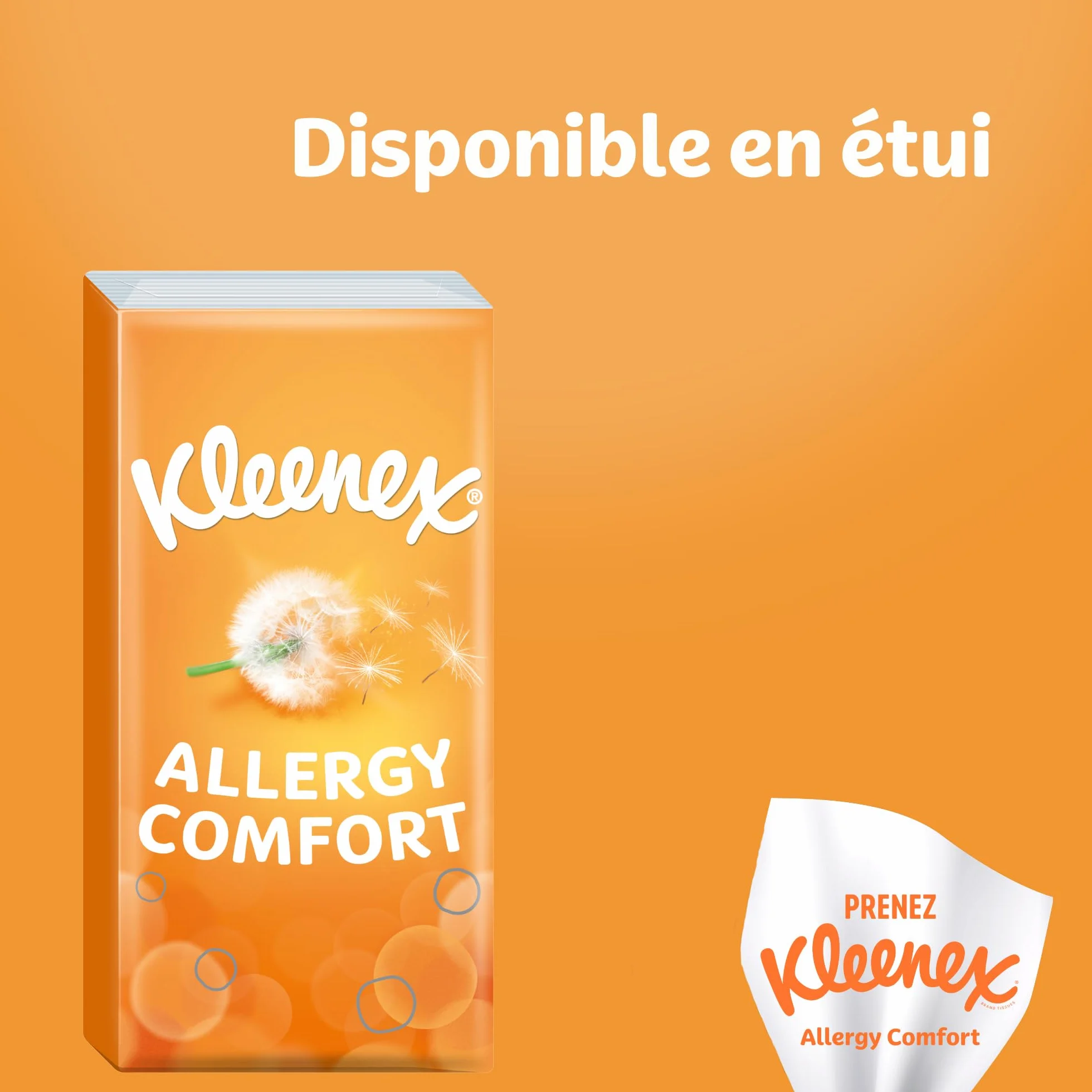 Kleenex Allergy Comfort 3211001 Chusteczki, Biały, 672 szt.