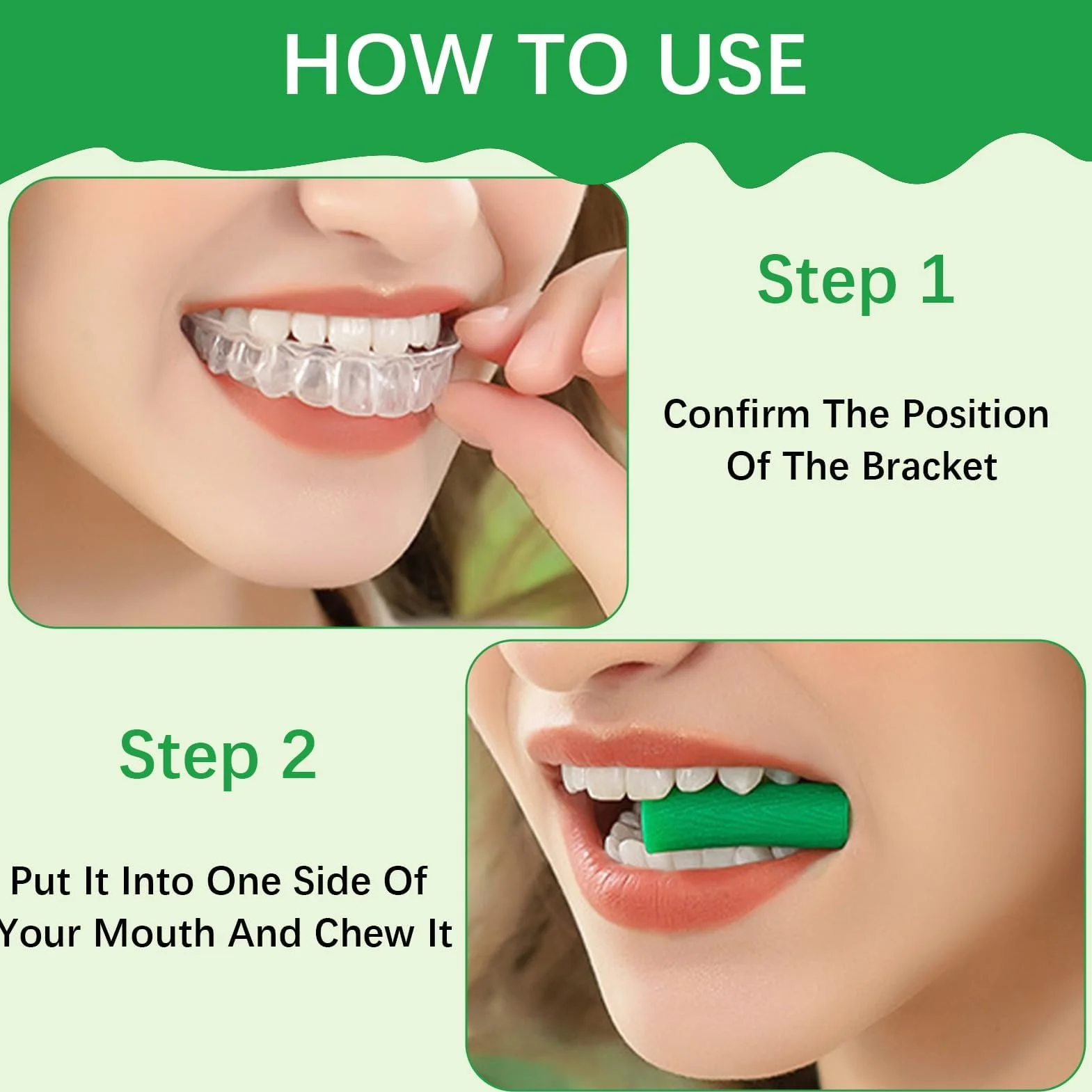 20 sztuk Aligner Chewies, ortodontyczne dentystyczne Chewies wielokrotnego użytku, ustalacze tacek Aligner, Chewies do aparatów, zestaw do prostowania zębów dla Chompers Aligner, ustalacz tacek