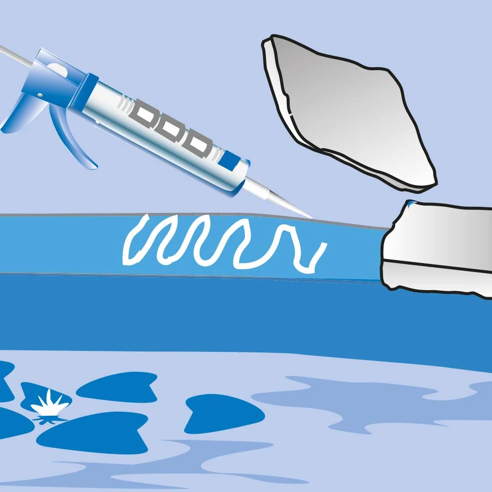 WEICON Aqua-Flex 310 ml elastyczny wodoodporny klej biały do uszczelniania
