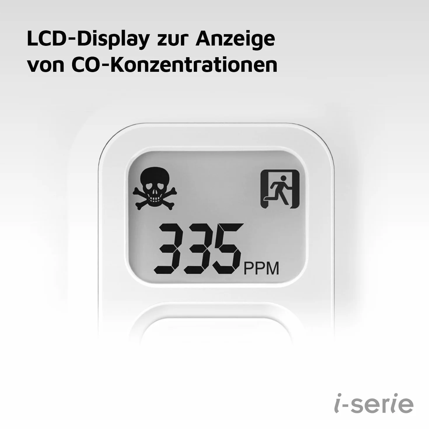 Ei Electronics Ei208Idw-3xd Czujnik Tlenku Węgla z Wyświetlaczem LCD, 3V, Biały