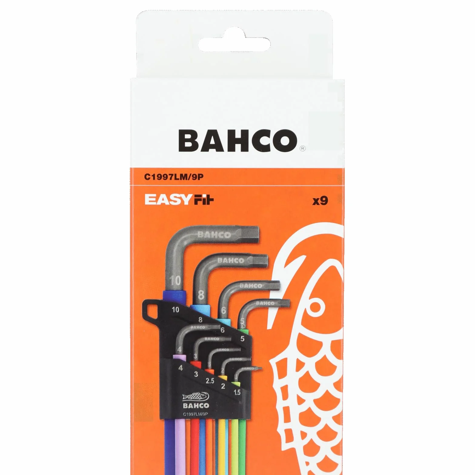 Bahco C1997LM/9P 9-częściowy zestaw kluczy imbusowych 1,5-10 mm