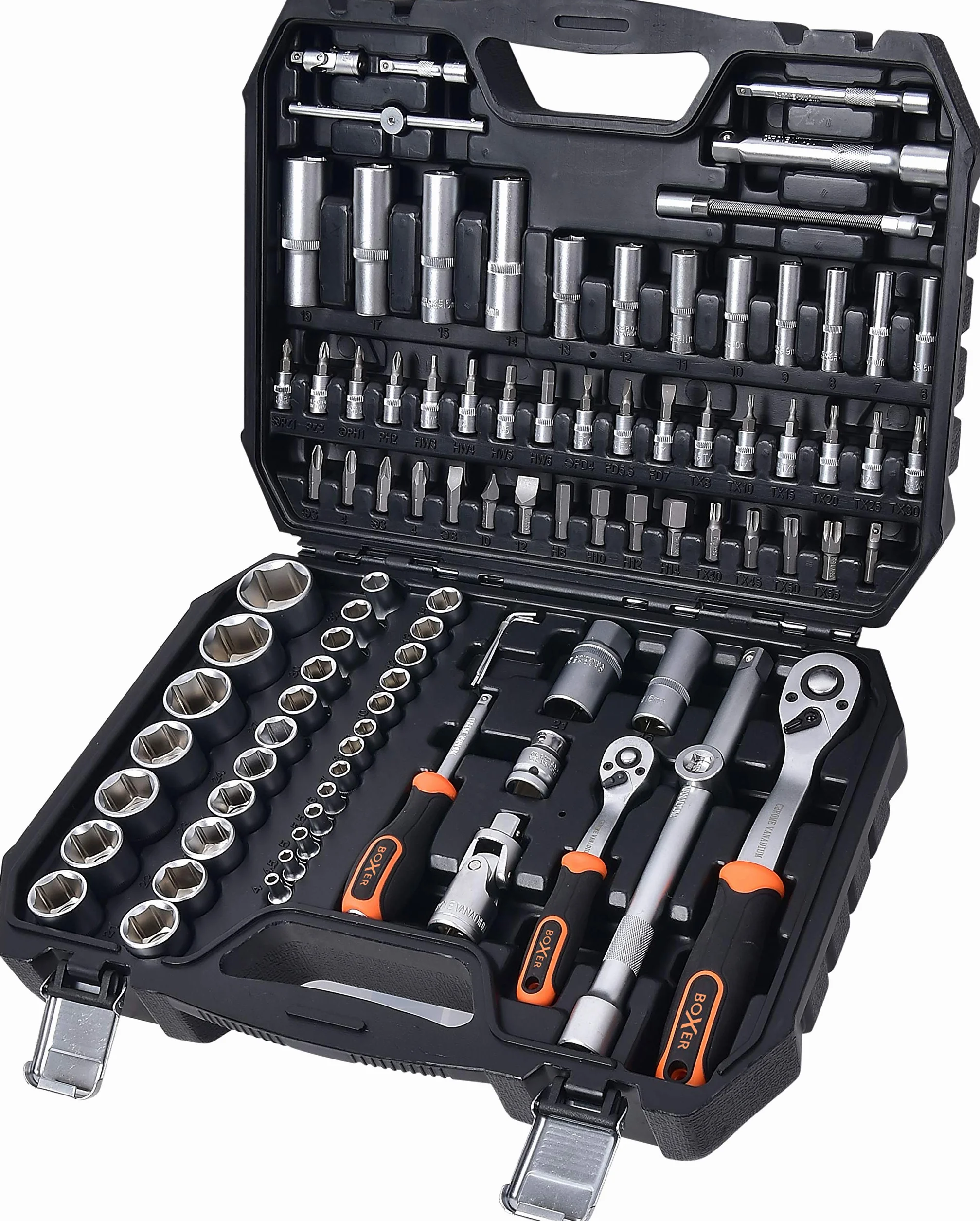 Boxer® Zestaw kluczy nasadowych 1/4´1/2", 94 sztuki