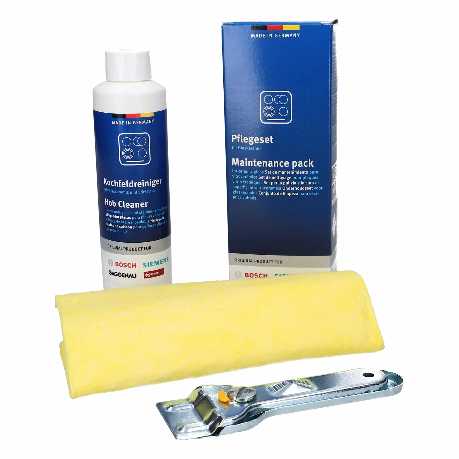 DL-pro Zestaw do pielęgnacji ceramiki szklanej do płyty kuchennej Bosch Siemens 311900 00311900