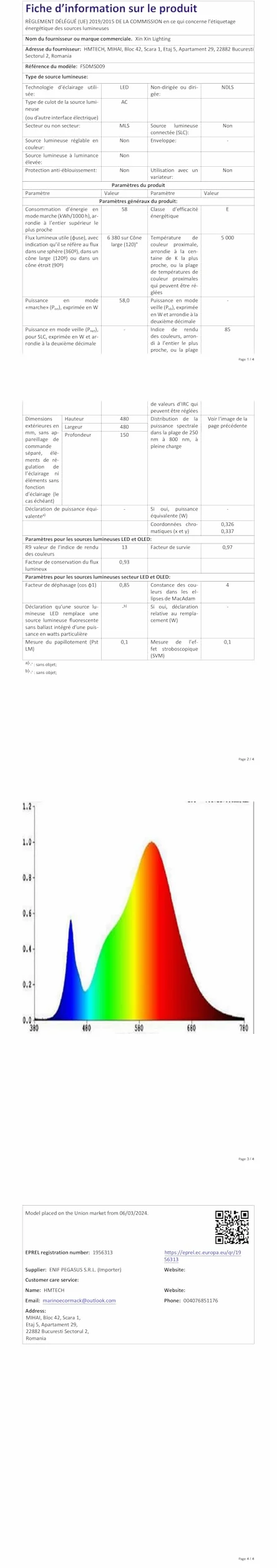 Inteligentna lampa sufitowa z wentylatorem WiFi, kompatybilna z Alexą i Google, possibility of dimming, 5 odwracalnych łopatek, czarna