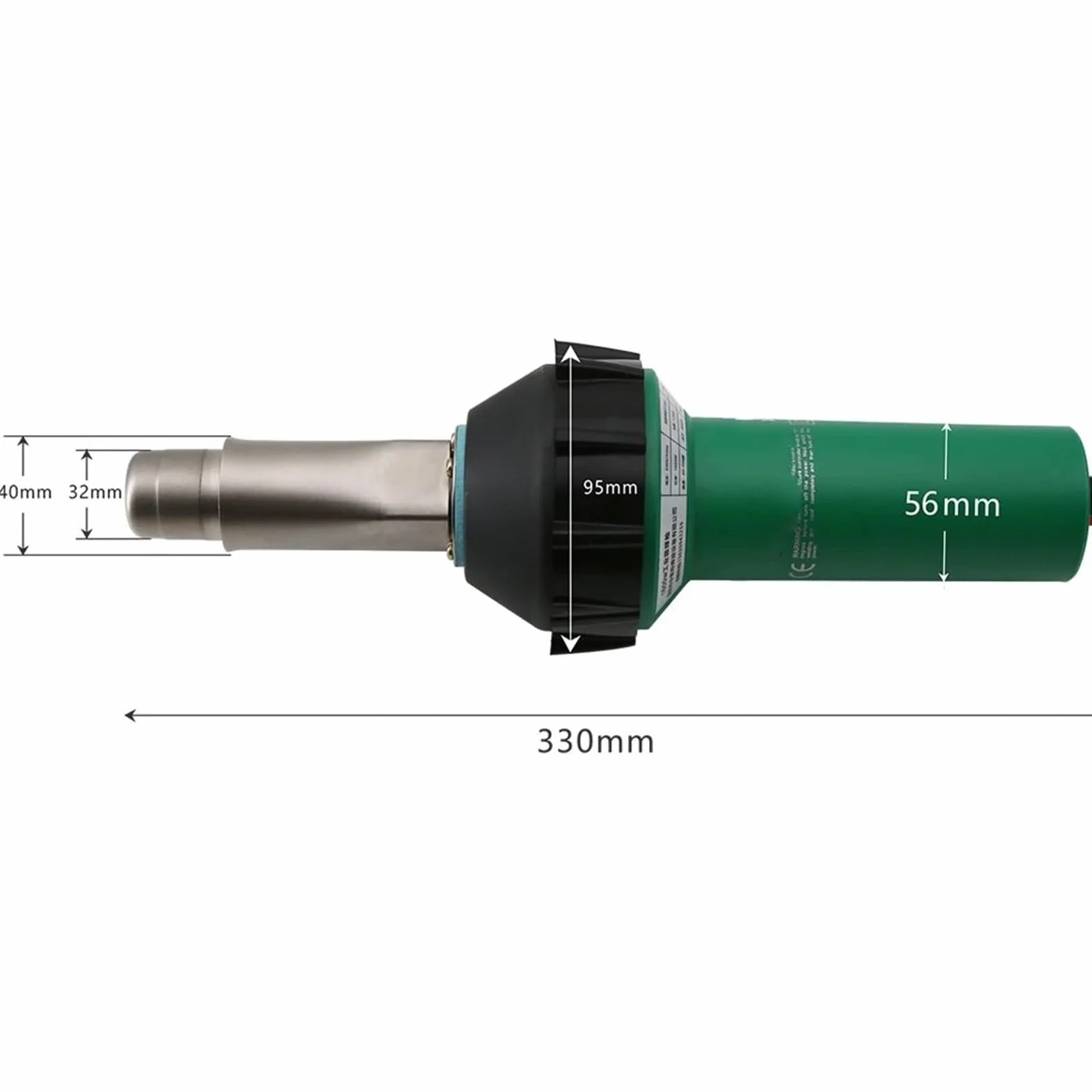 Zestaw lutowania 1600W Spawarka plastikowa Palnik na gorące powietrze Pistolet grzejny Spawanie rur PP/PE/PVC topione na gorąco, podłoga winylowa, geomembrana Zgrzewarka do plastiku