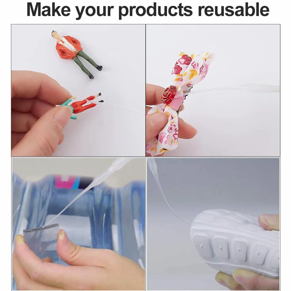 Mikrokońcówek Kleju,200 szt.Końcówki do kleju,Końcówki do kleju,Mikro Końcówki Dozujące do Plastikowego Kleju,Przedłużacze Precyzyjnego Aplikatora Kleju,Końcówki Dozujące Do Laboratoriów