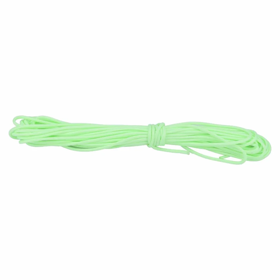 ZJchao (TM) Glow in The Dark Zesty 9 Strand 550 Luminous Glow in the Dark Paracorachute Cord … (150 m, zielony)