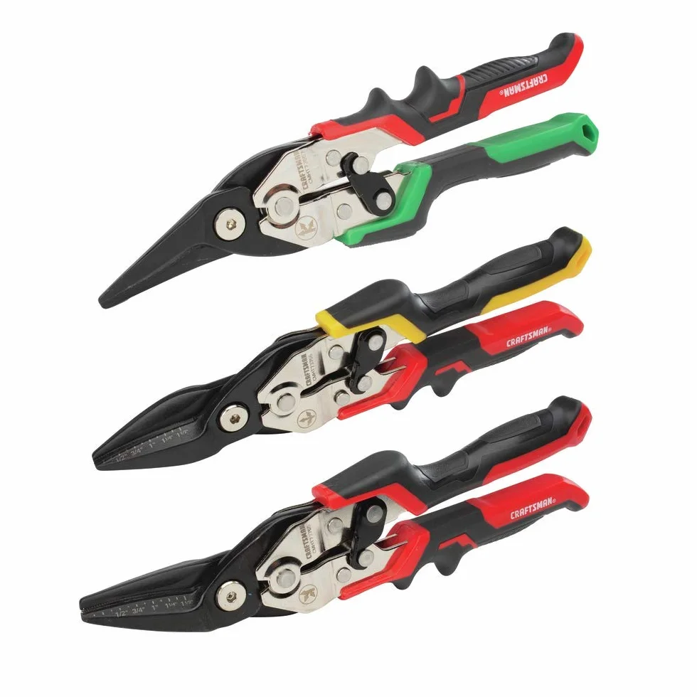 CRAFTSMAN Aviation Snips, 3-częściowy zestaw (CMHT73558)