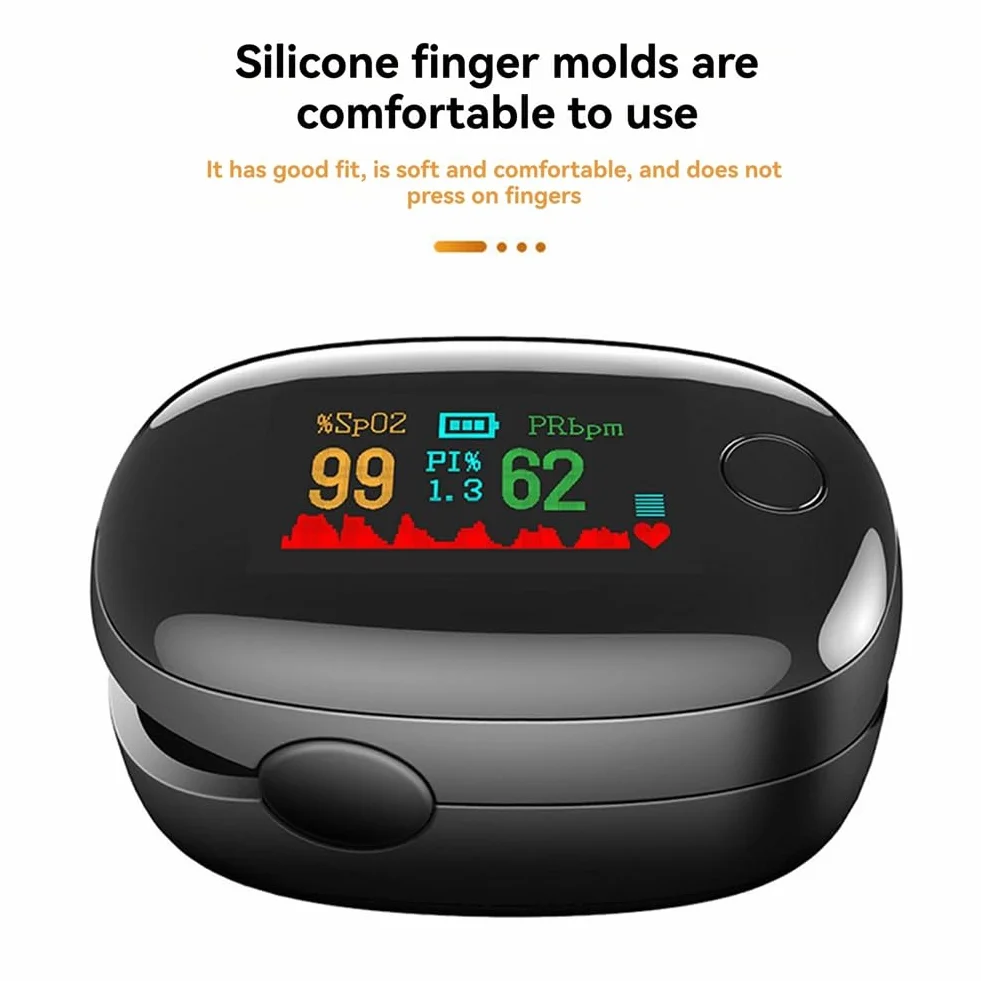 Mini klips na palec monitor impulsu nasycenie tlenem wielokrotnego użytku dla entuzjastów wspinaczki