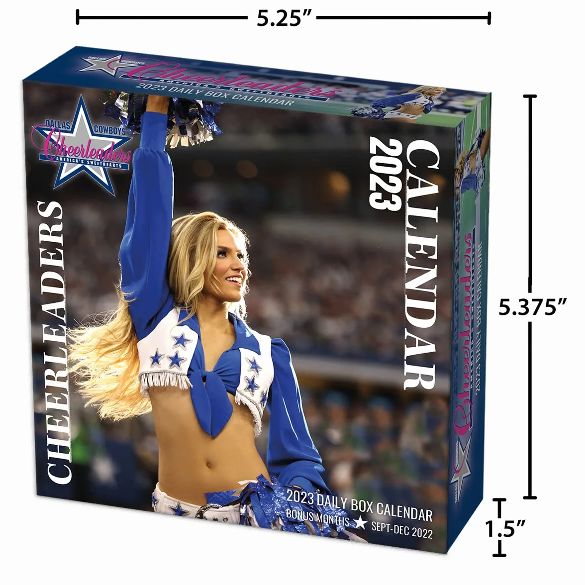 TURNER LICENSING Dallas Cowboys Cheerleaders 2023 kalendarz pudełkowy (23998052010)