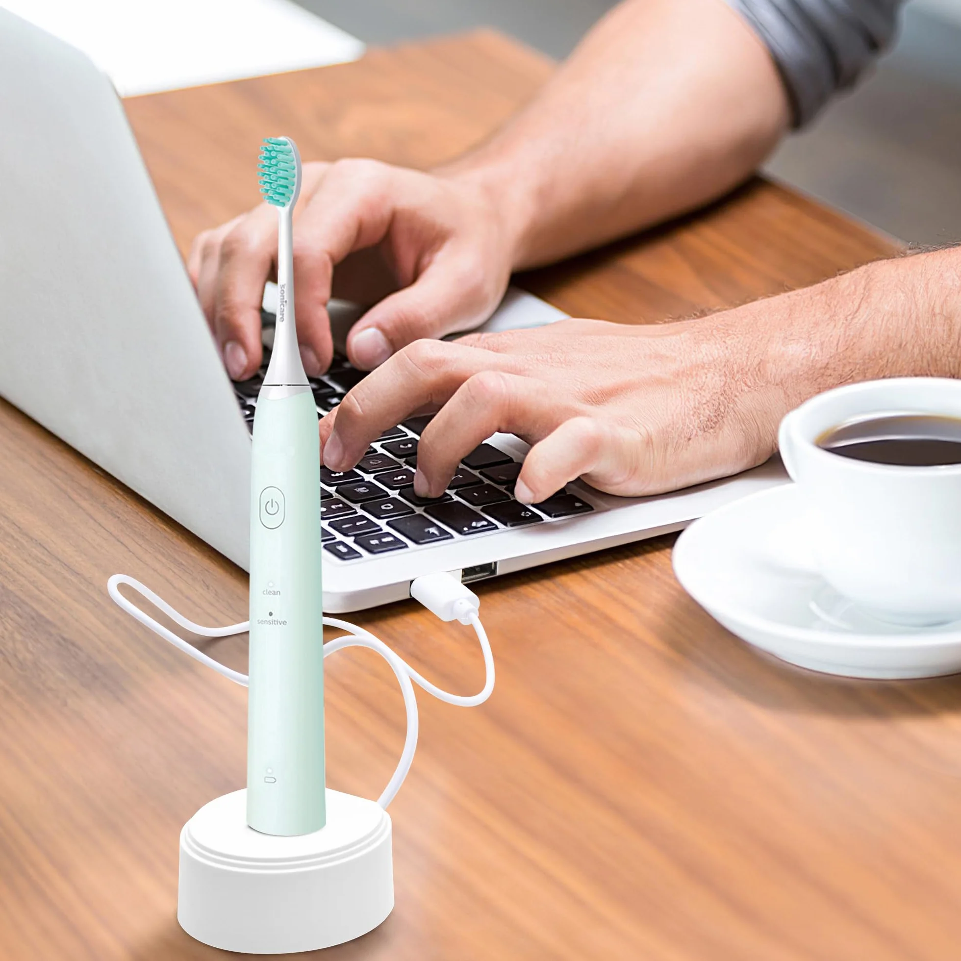 AMATHINGS Ładowarka USB pasująca do Sonicare HX6000, HX6150, HX6750, HX3000, HX8000, HX9000 szczoteczka do zębów HX6100