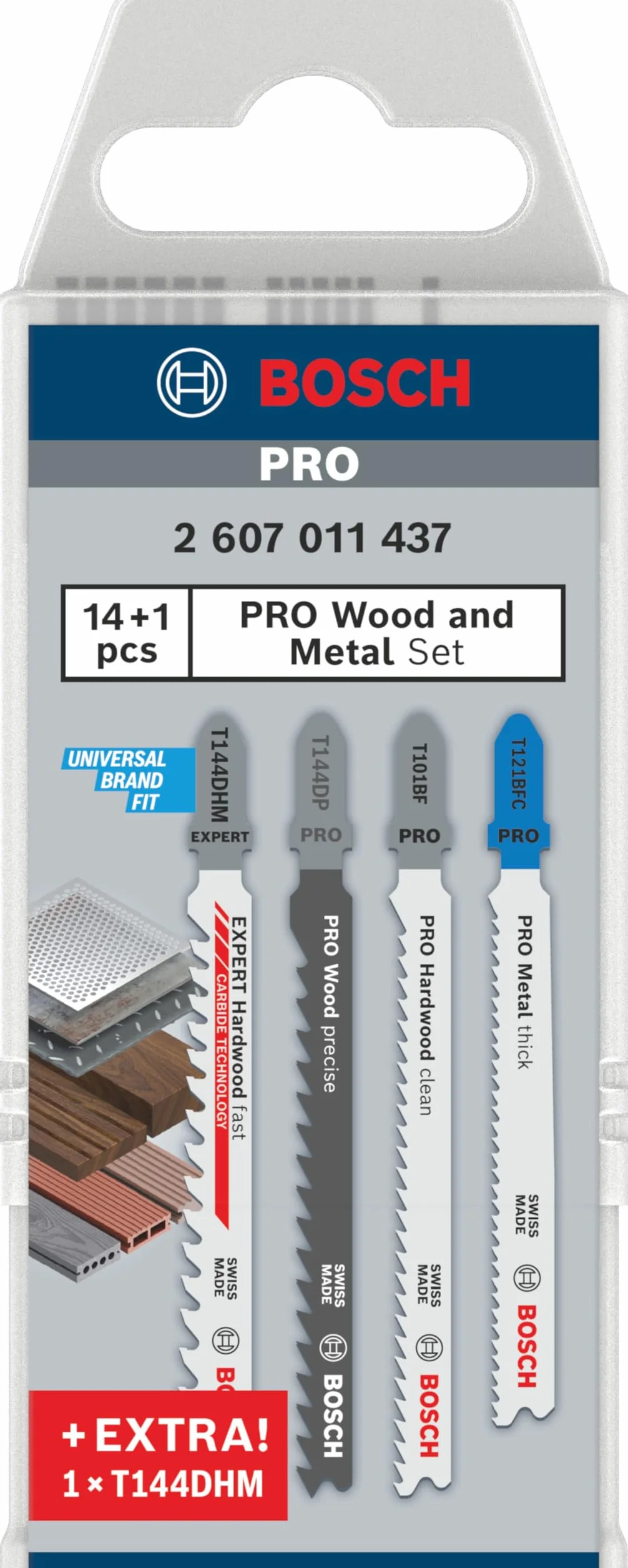 Bosch Profesional BRZESZCZOT T SET WOOD&METAL 14+1PC